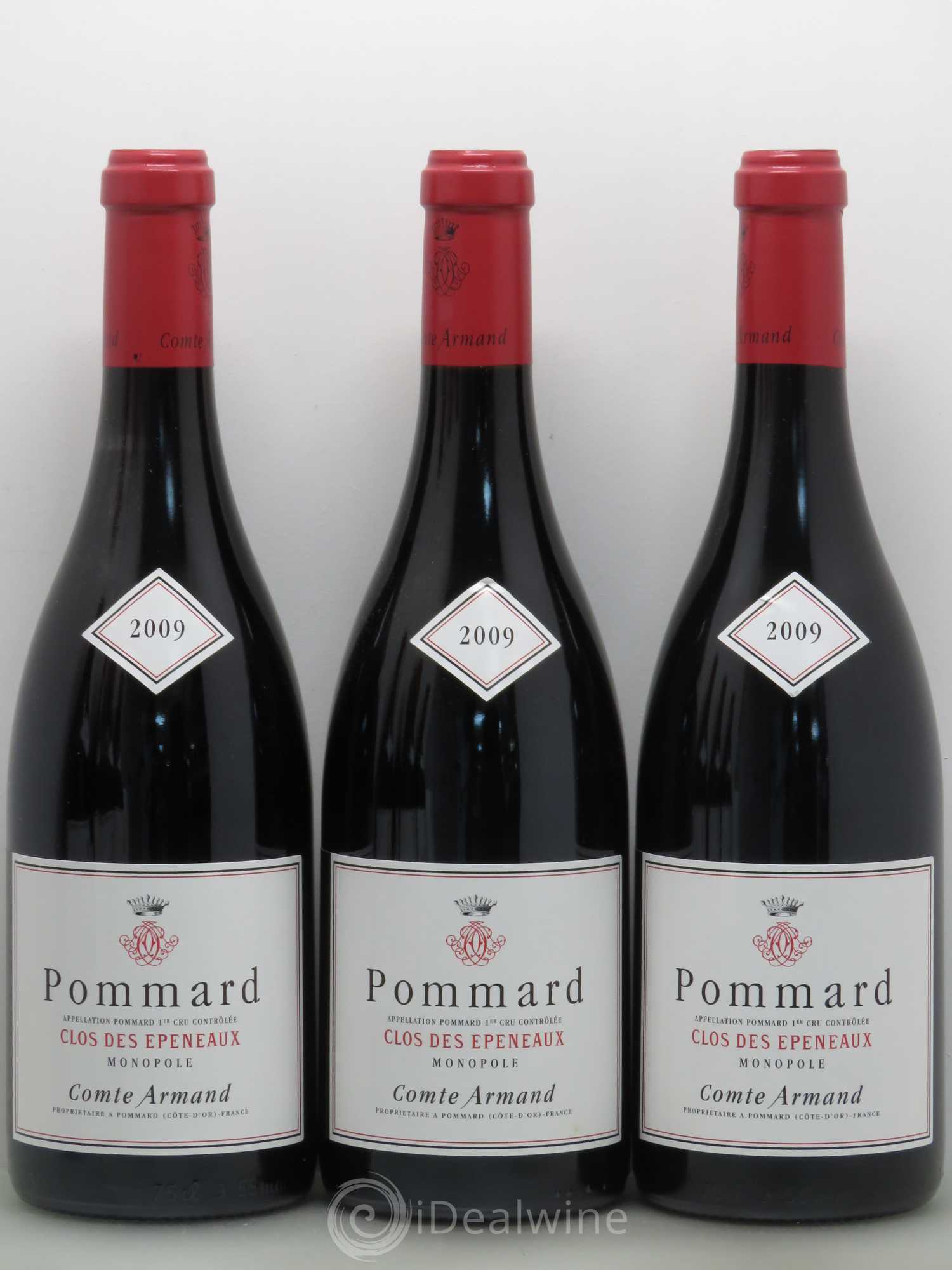 Pommard 1er Cru Clos des Epeneaux Comte Armand 2009 - Lot de 6 bouteilles - 1