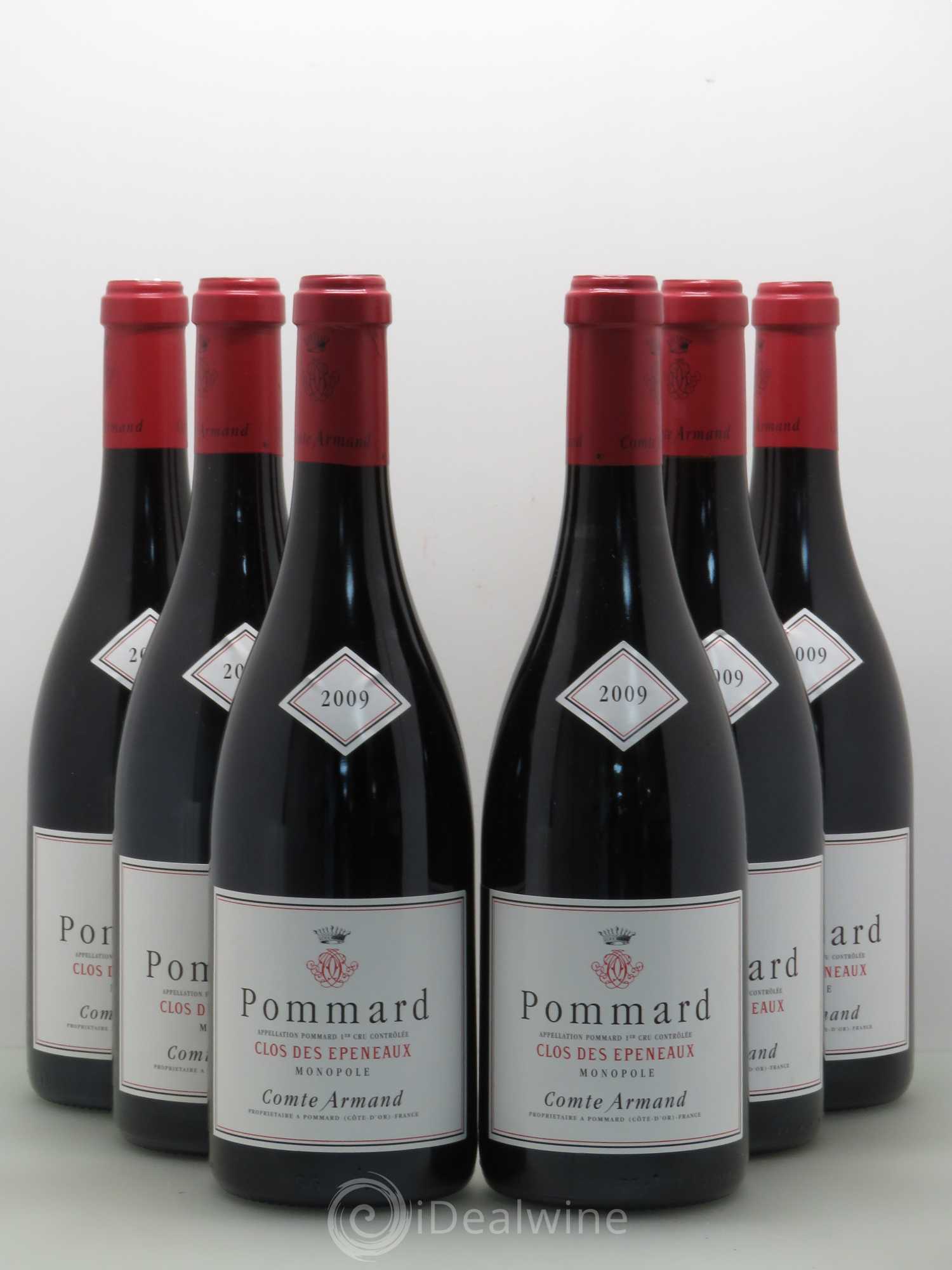 Pommard 1er Cru Clos des Epeneaux Comte Armand 2009 - Lot de 6 bouteilles - 0