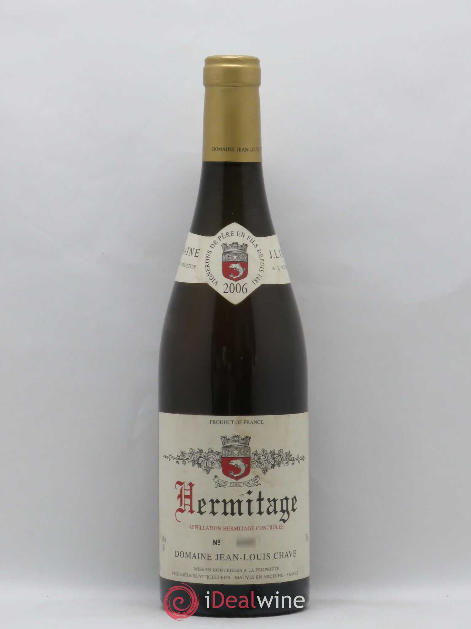 Hermitage Jean-Louis Chave 2006 - Lot de 1 bouteille - 0