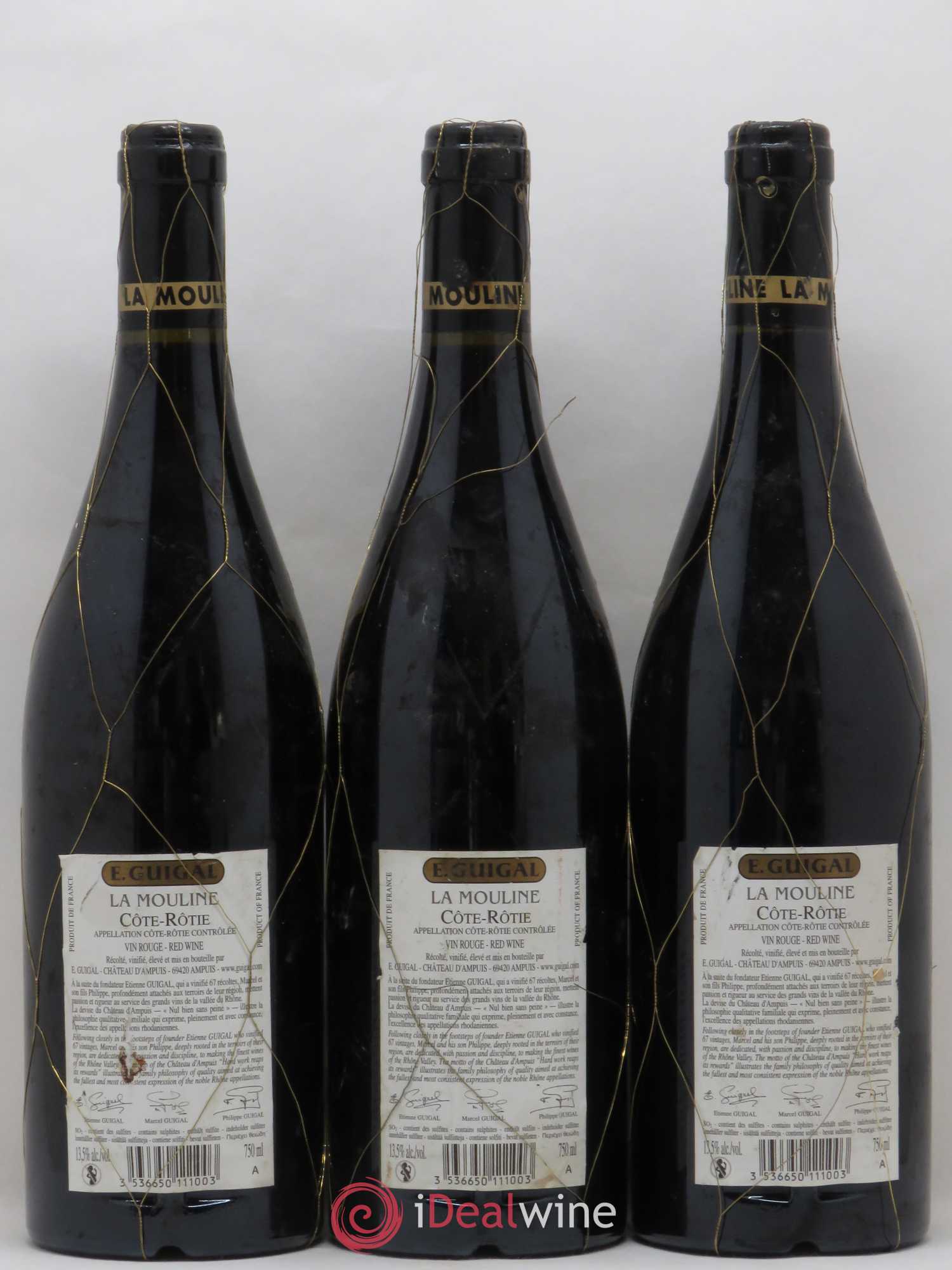 Côte-Rôtie La Mouline Guigal 2006 - Lot de 3 bouteilles - 1