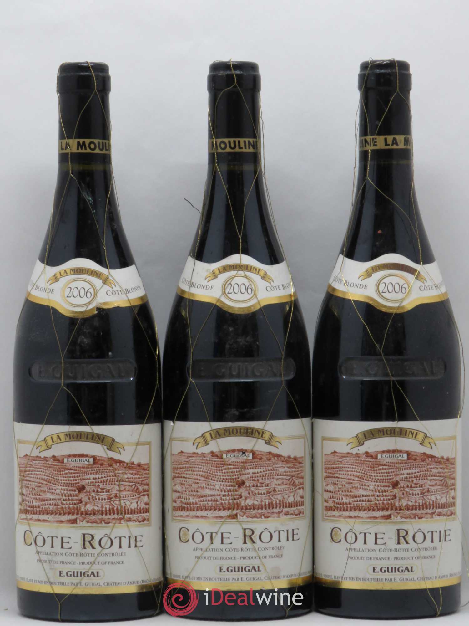 Côte-Rôtie La Mouline Guigal 2006 - Lot de 3 bouteilles - 0