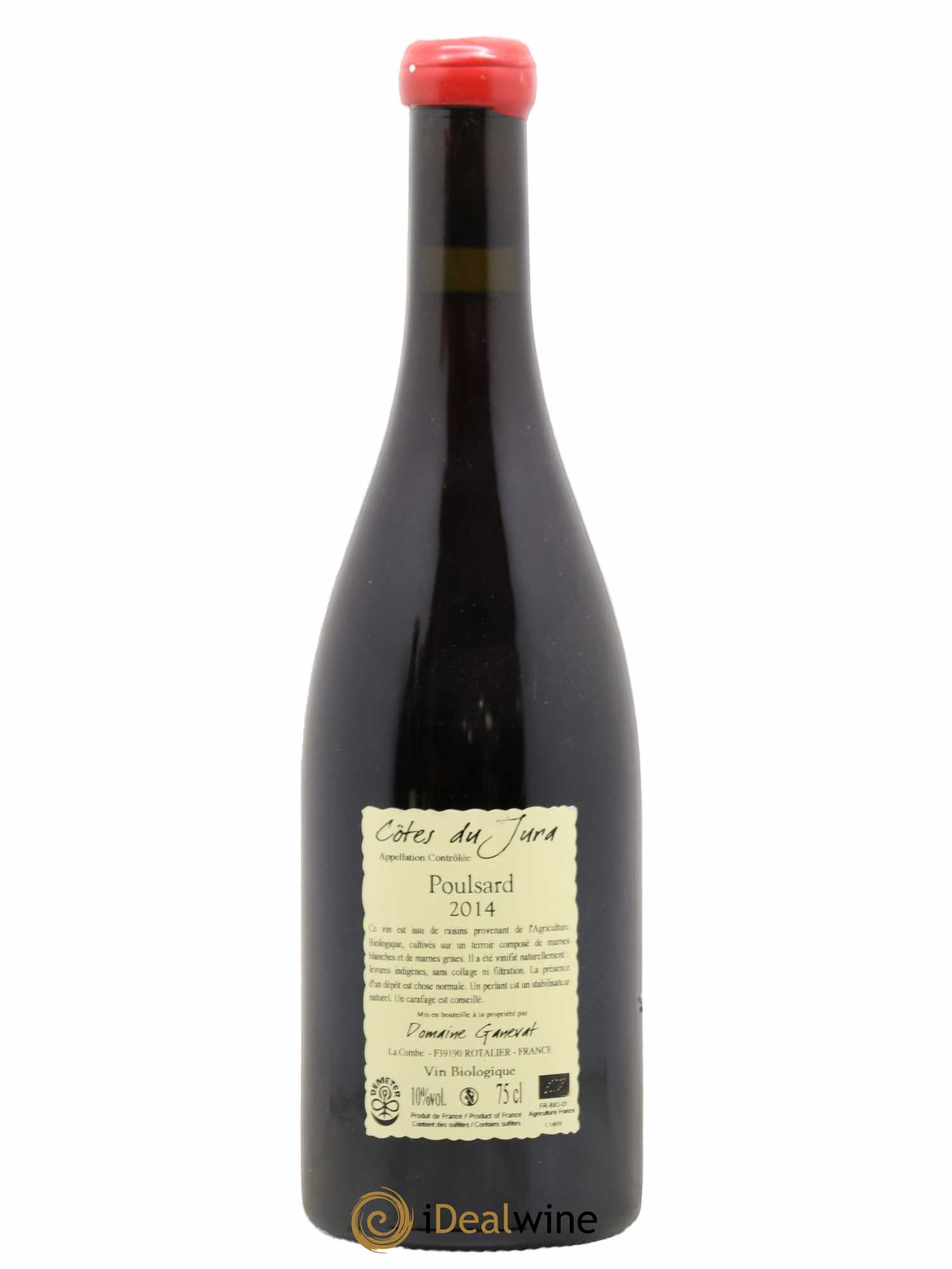 Côtes du Jura Julien en Billat l'enfant terrible du Sud Jean-François Ganevat (Domaine) 2014 - Lot de 1 bouteille - 1