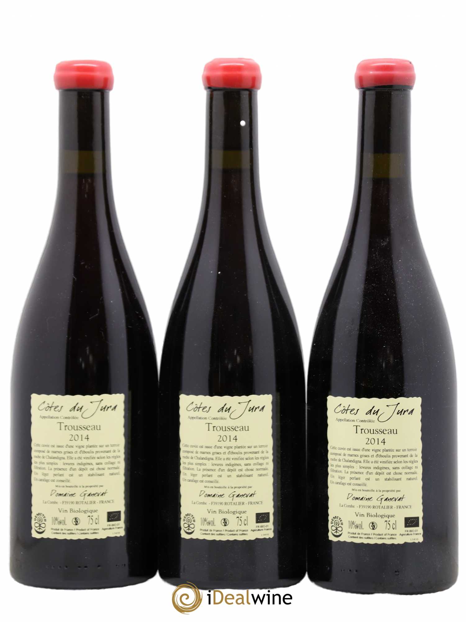 Côtes du Jura Plein Sud Jean-François Ganevat (Domaine) 2014 - Lot de 3 bouteilles - 1