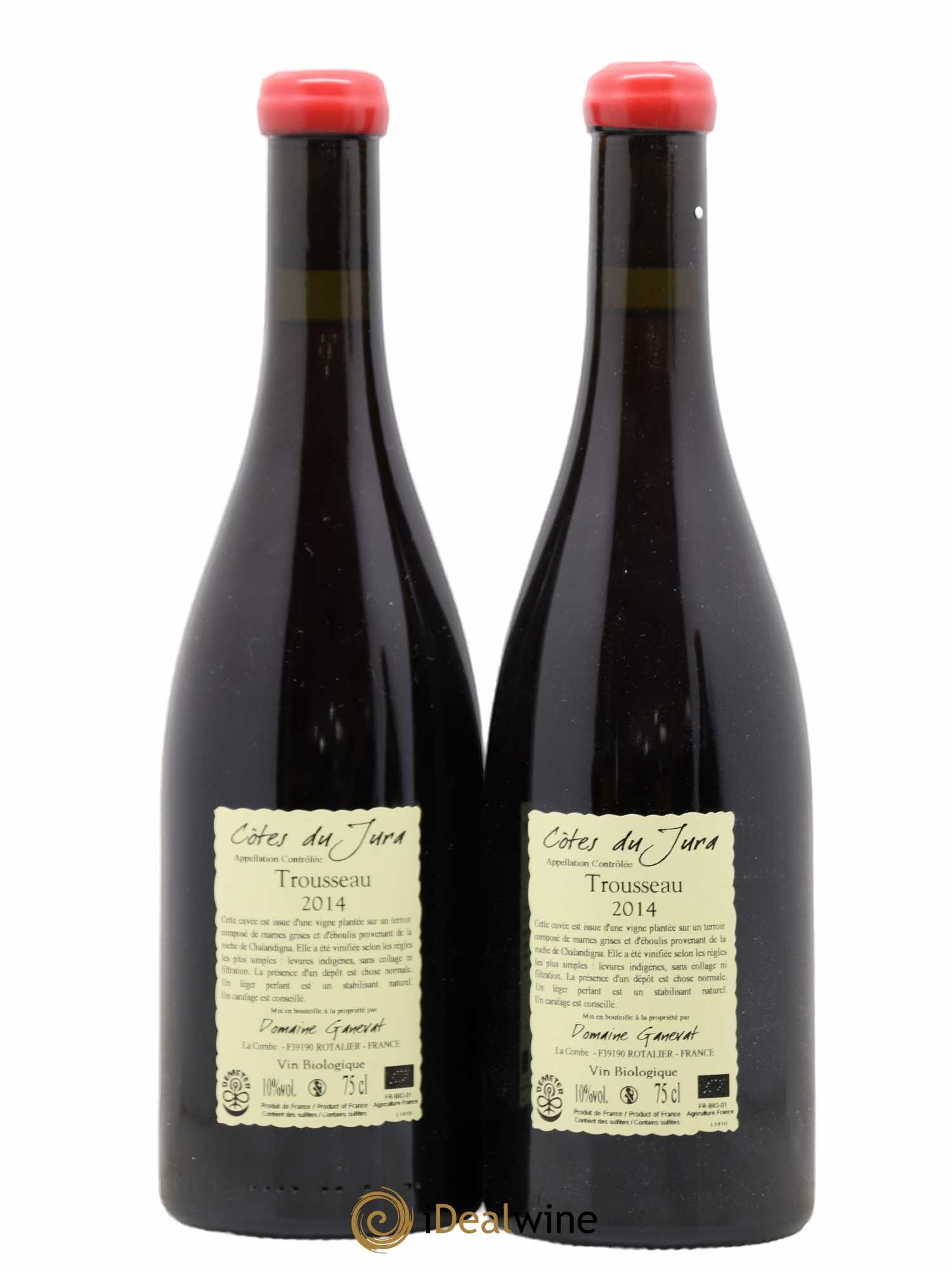 Côtes du Jura Plein Sud Jean-François Ganevat (Domaine) 2014 - Lot de 2 bouteilles - 1