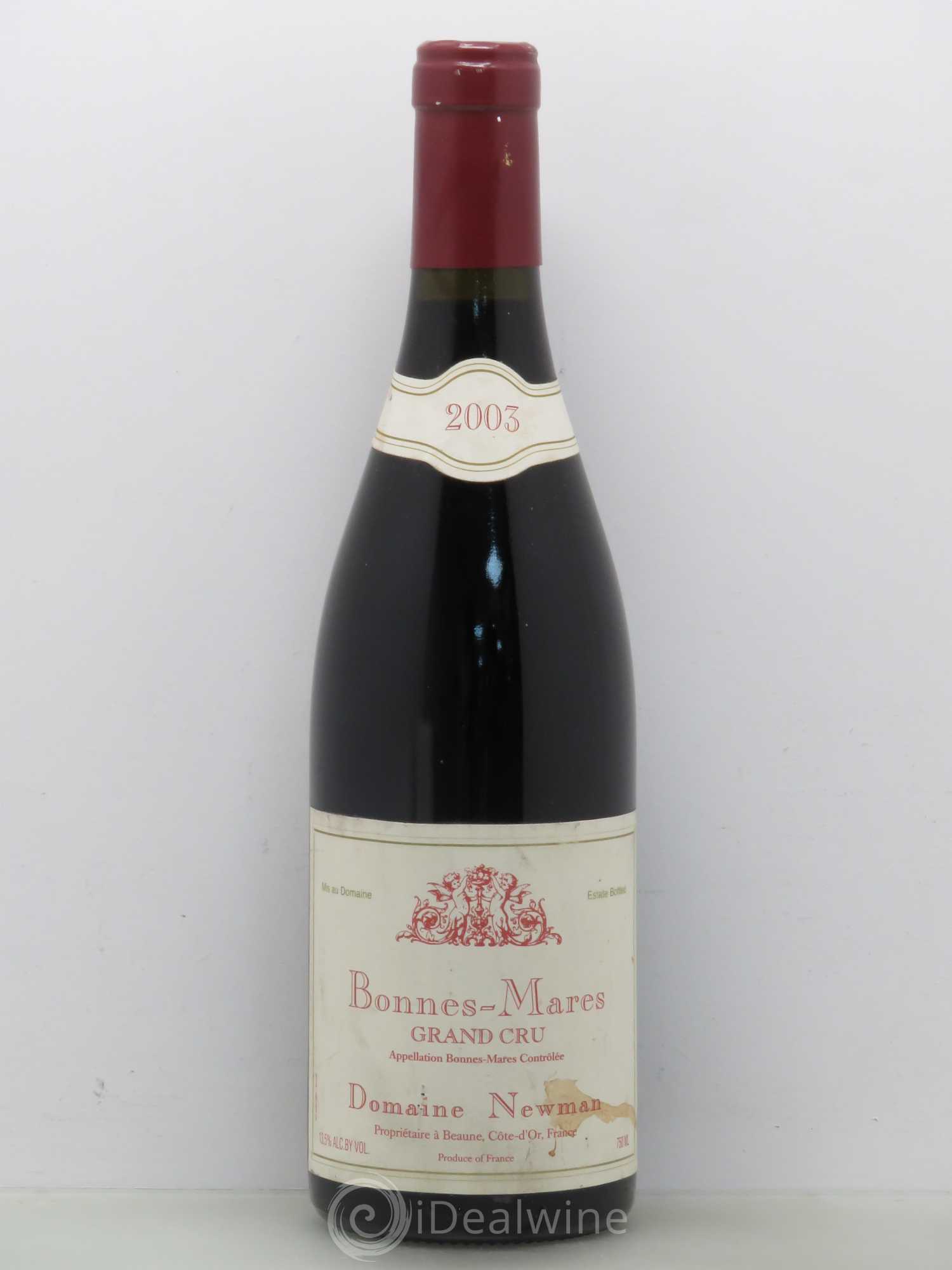 Bonnes-Mares Grand Cru Newman 2003 - Lot de 1 bouteille - 0
