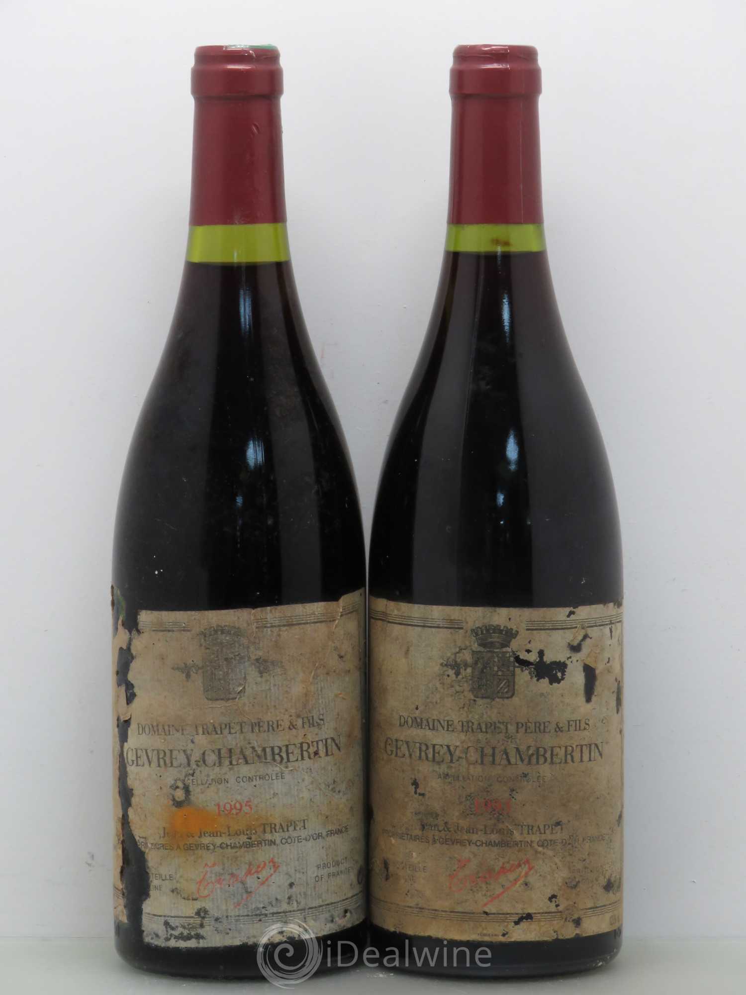 Gevrey-Chambertin Domaine Trapet 1995 - Lot de 2 bouteilles - 0