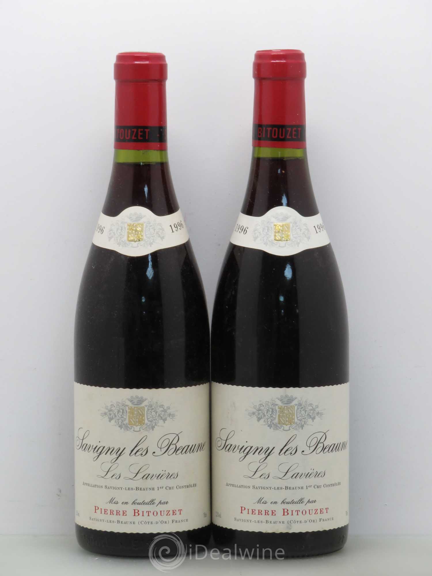 Savigny-lès-Beaune 1er Cru Les Lavières - Pierre Bitouzet 1996 - Posten von 5 Flaschen - 2