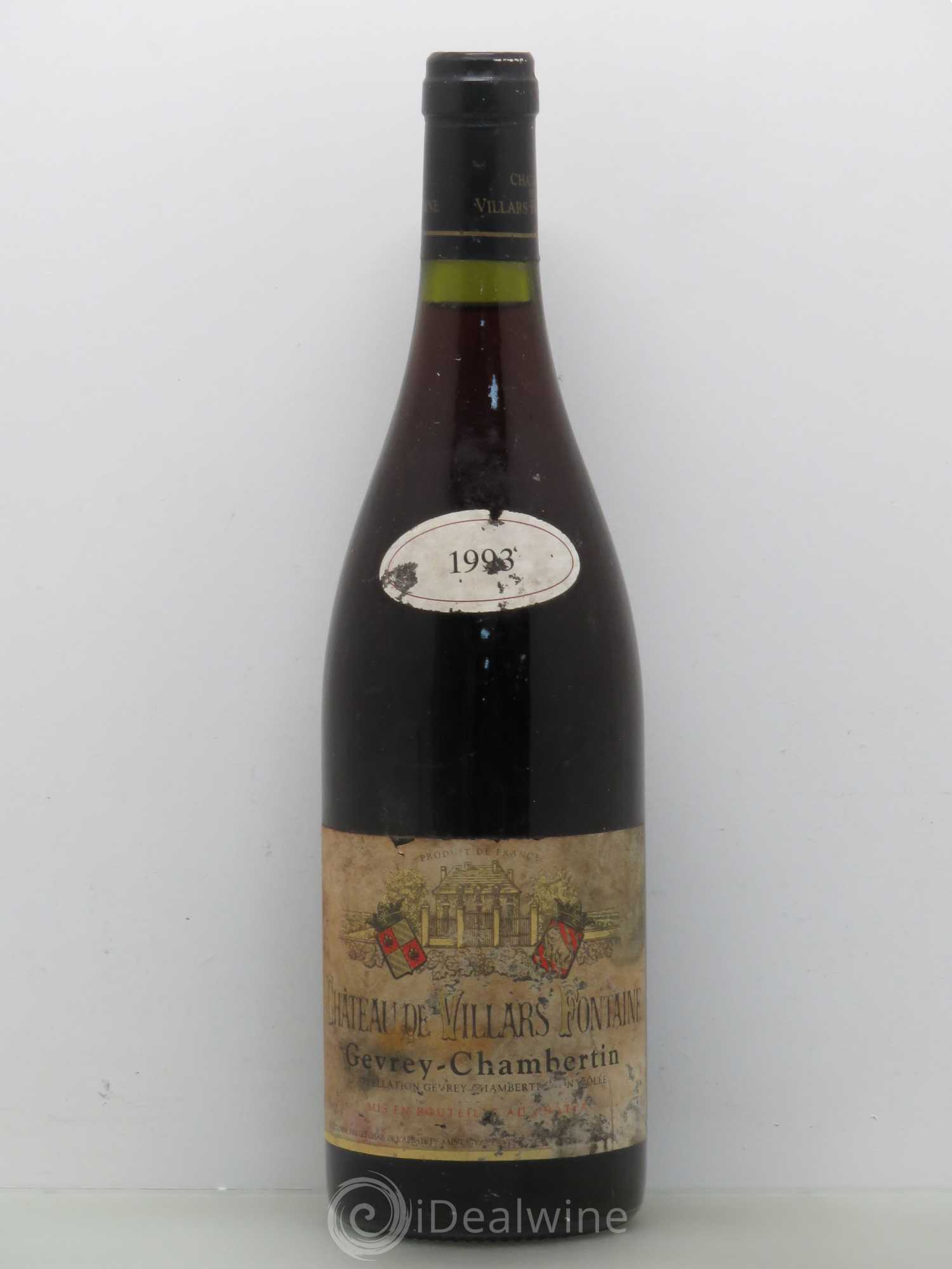 Gevrey-Chambertin Château de Villars Fontaine 1993 - Posten von 1 Flasche - 0