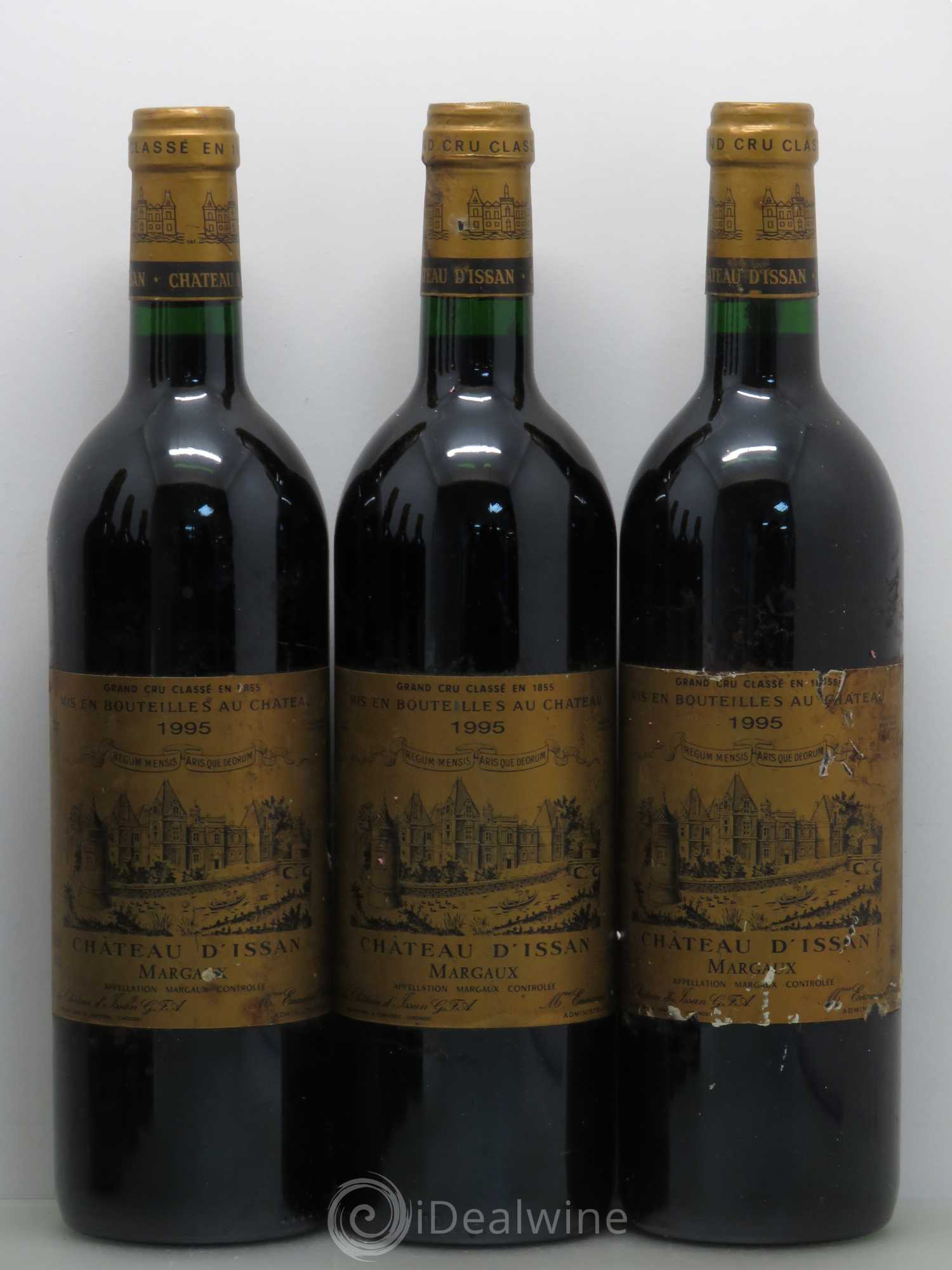 Château d'Issan 3ème Grand Cru Classé 1995 - Lot de 6 bouteilles - 1