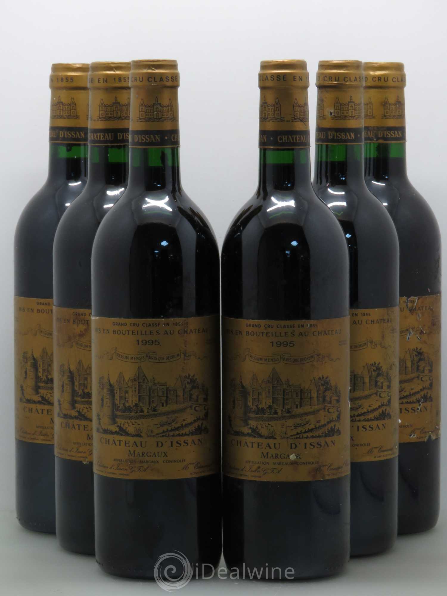 Château d'Issan 3ème Grand Cru Classé 1995 - Lot de 6 bouteilles - 0