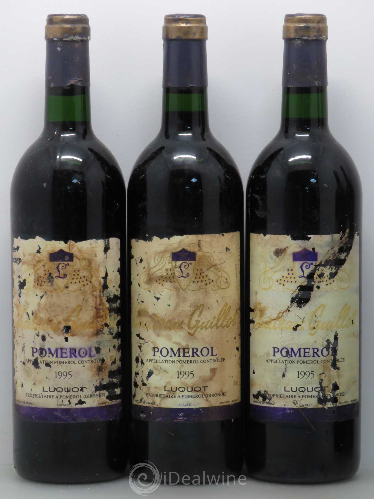 Château Guillot 1995 - Lot de 5 bouteilles - 1