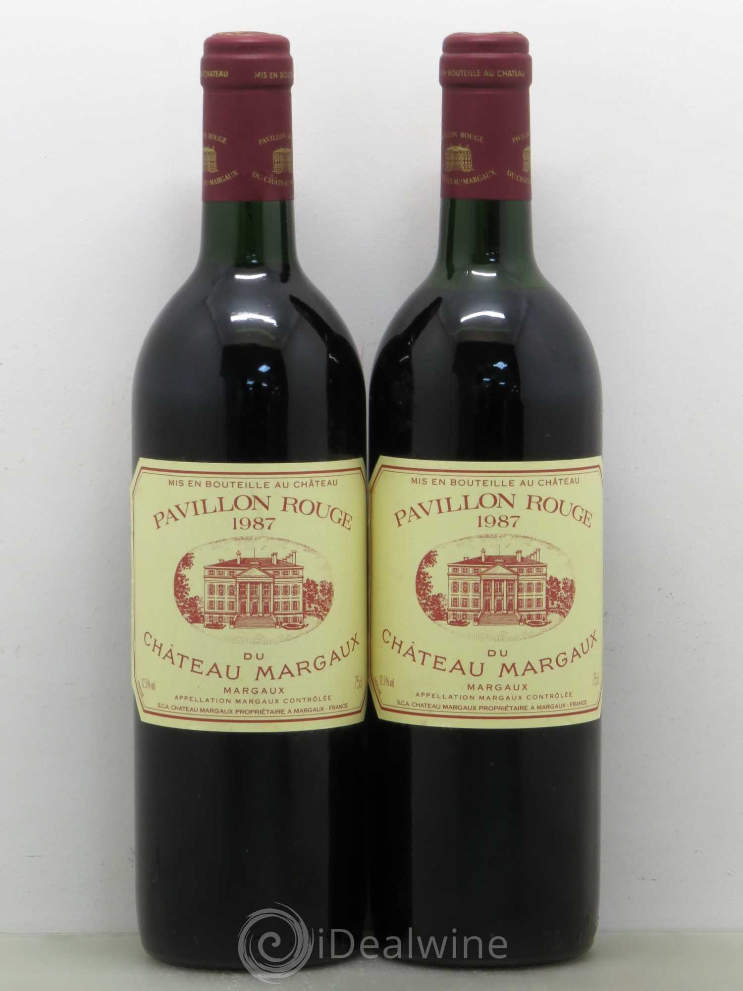 Pavillon Rouge du Château Margaux Second Vin 1987 - Lot de 2 bouteilles - 0