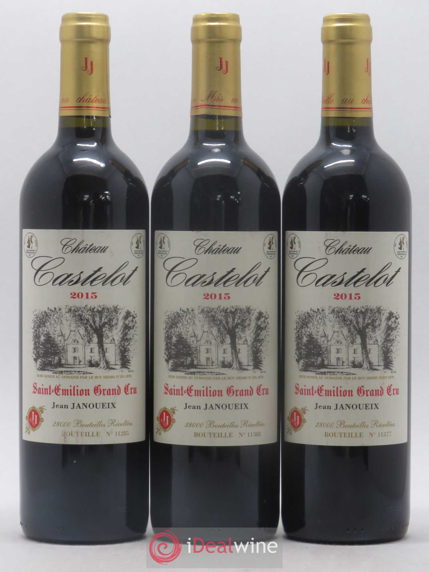 Saint-Émilion Grand Cru Château Castelot 2015 - Lot de 6 bouteilles - 2
