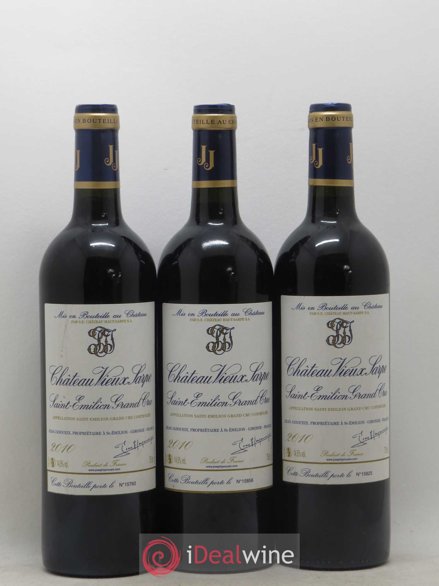 Château Vieux Sarpe 2010 - Lot de 3 bouteilles - 0