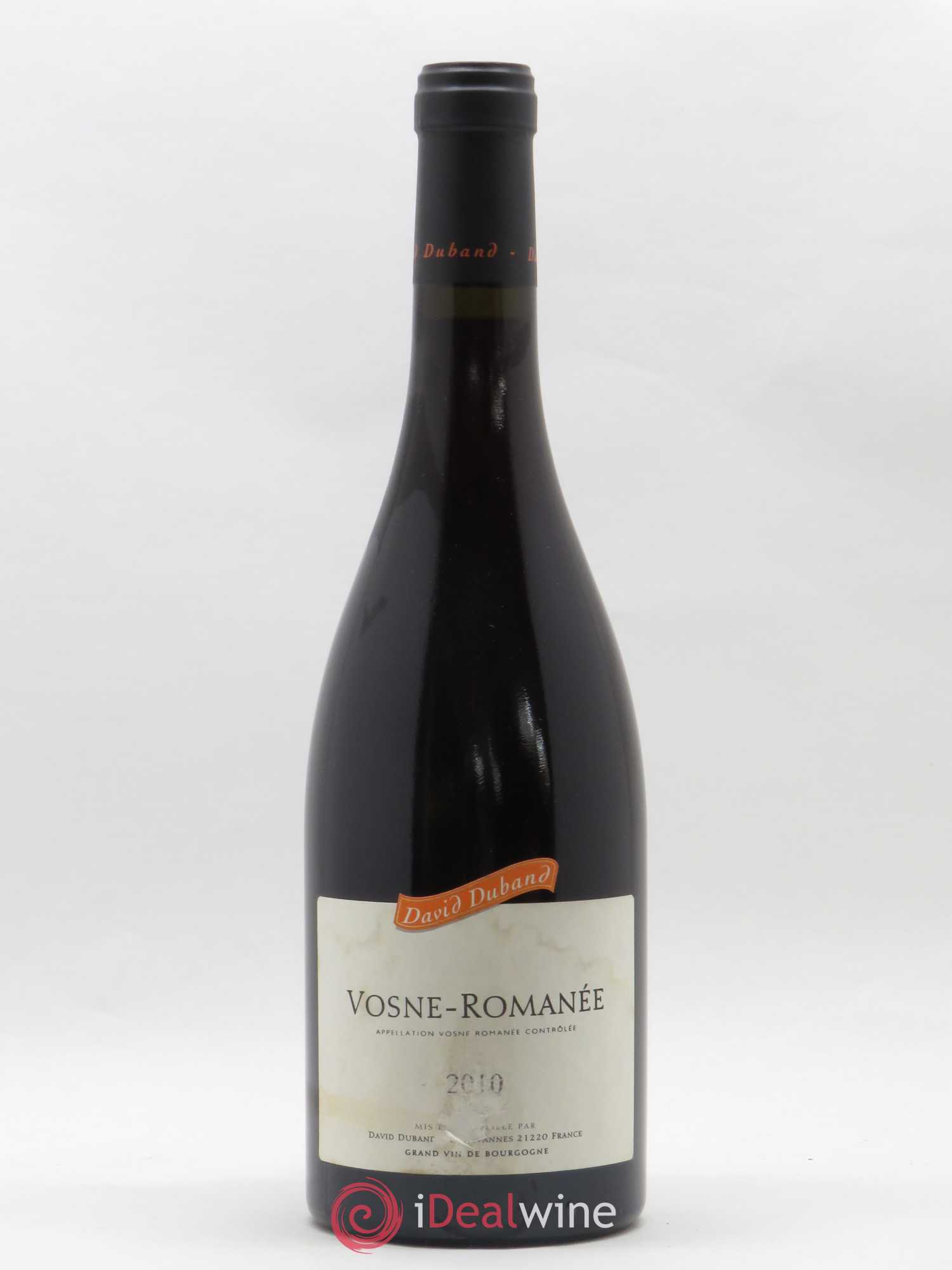 Vosne-Romanée David Duband (Domaine) 2010 - Lot de 1 bouteille - 0