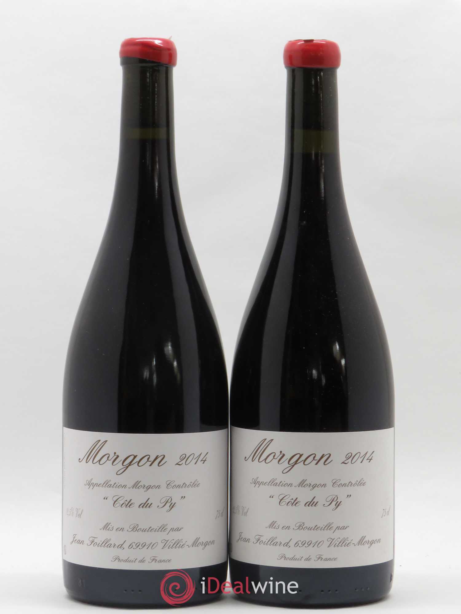 Morgon Côte du Py Jean Foillard 2014 - Lot de 2 bouteilles - 0