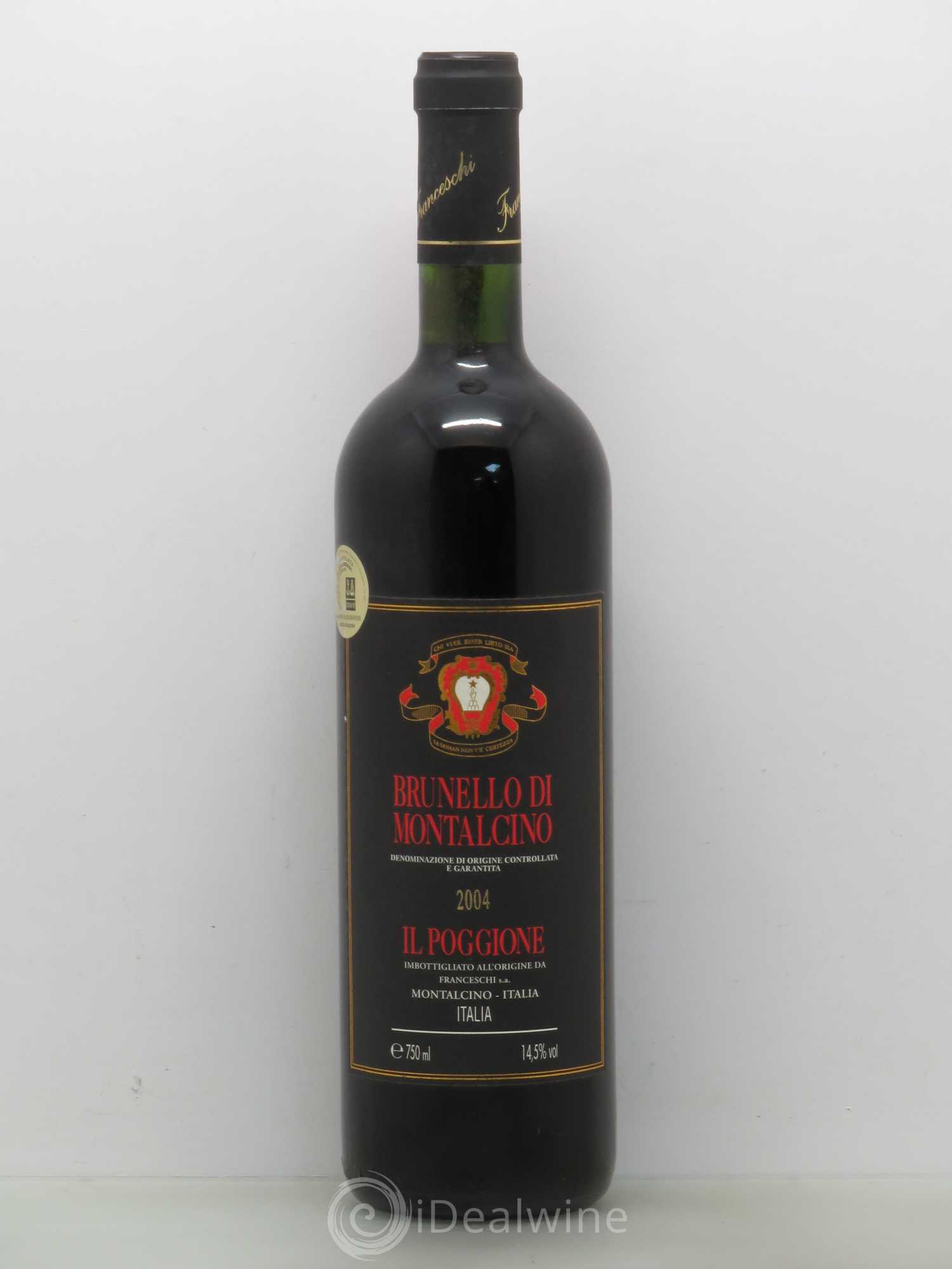 Brunello di Montalcino DOCG Il Poggione Lavinio Franceschi 2004 - Lot de 1 bouteille - 0