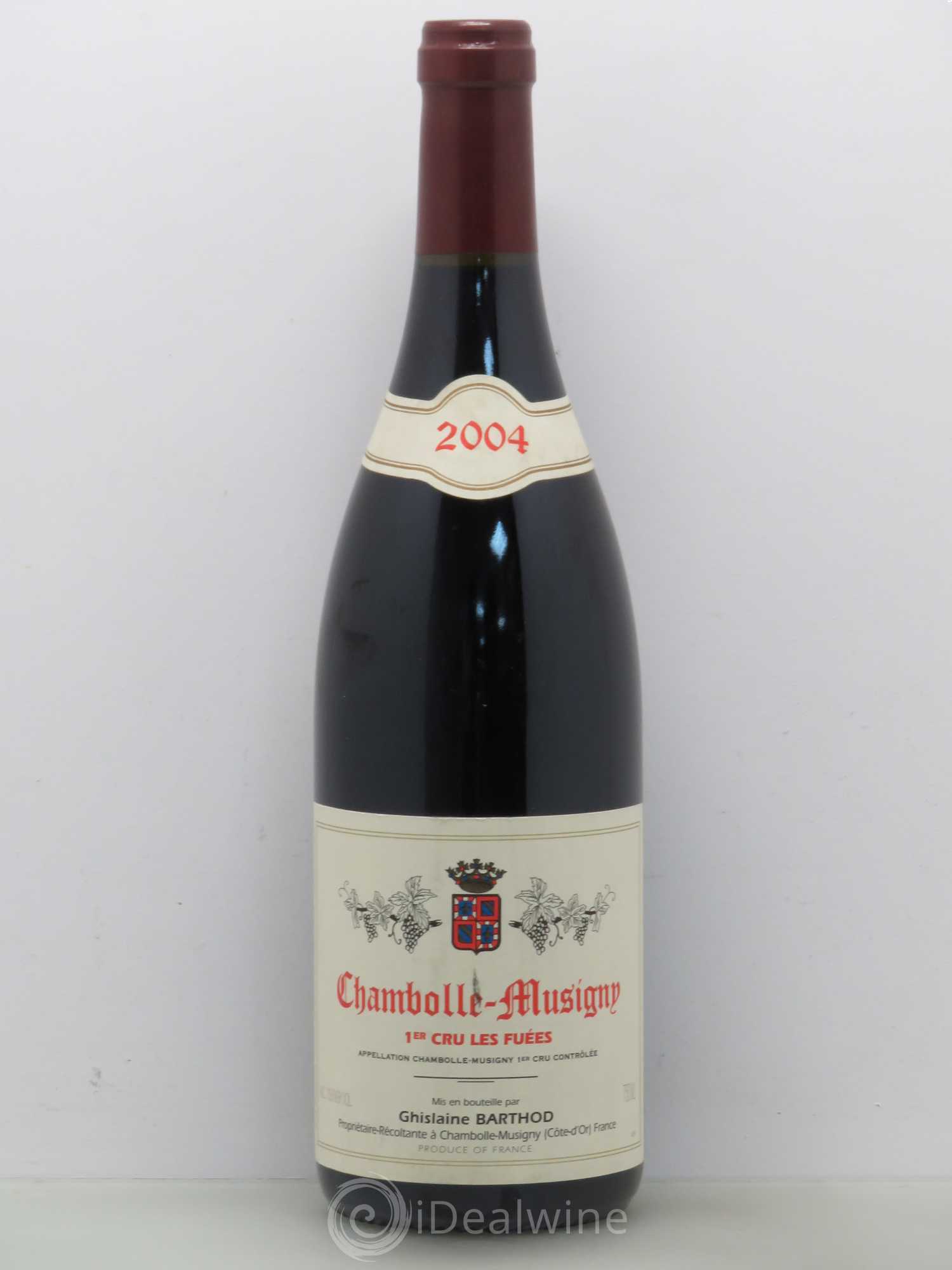 Chambolle-Musigny 1er Cru Les Fuées Ghislaine Barthod 2004 - Lot de 1 bouteille - 0