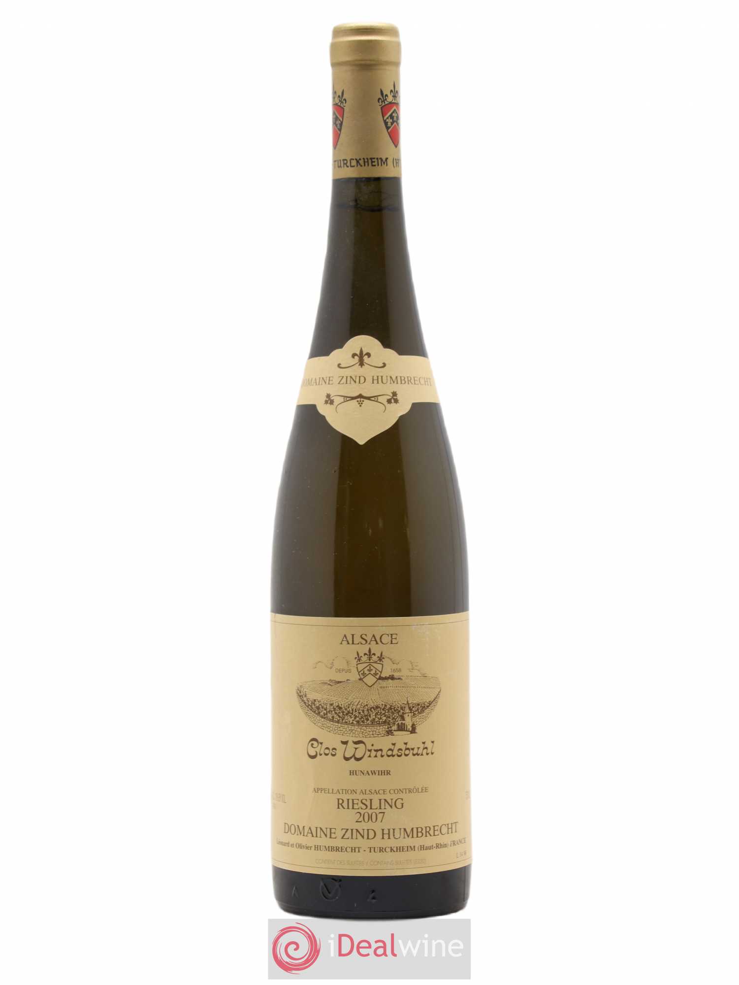 Alsace Riesling Clos Windsbuhl Zind-Humbrecht (Domaine) 2007 - Lot de 1 bouteille - 0
