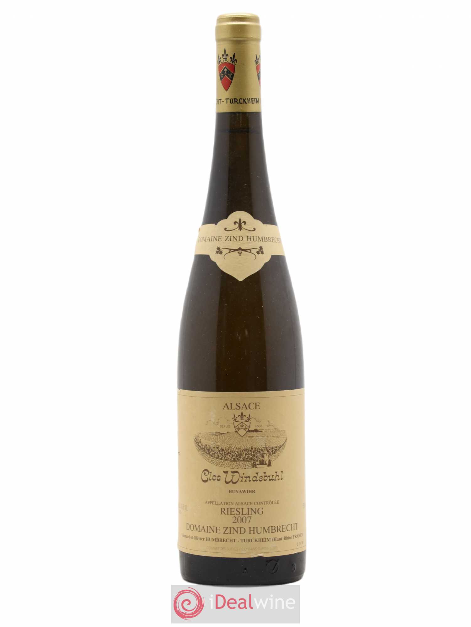 Alsace Riesling Clos Windsbuhl Zind-Humbrecht (Domaine) 2007 - Lot de 1 bouteille - 0
