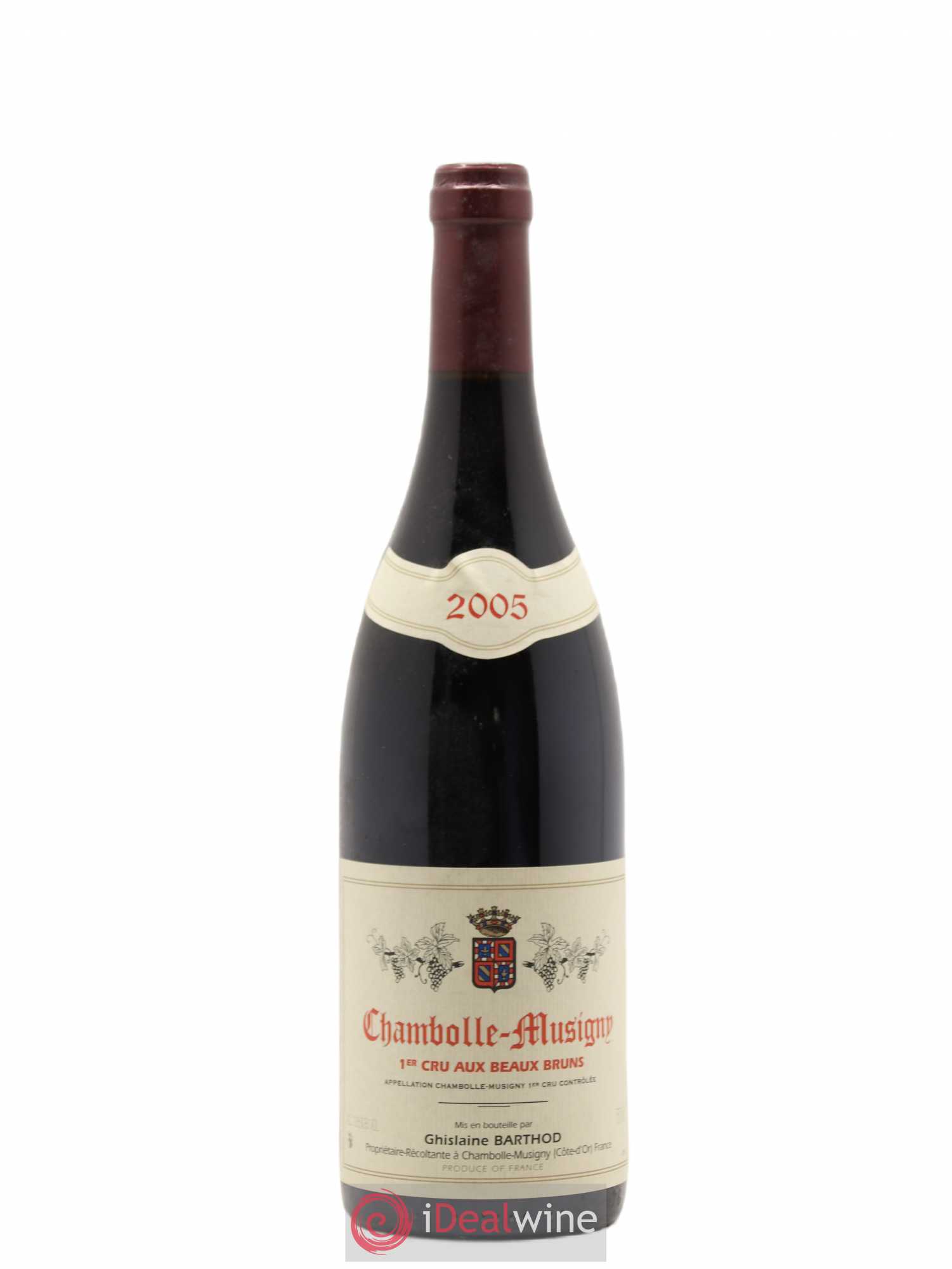 Chambolle-Musigny 1er Cru Aux Beaux Bruns Ghislaine Barthod 2005 - Lot de 1 bouteille - 0