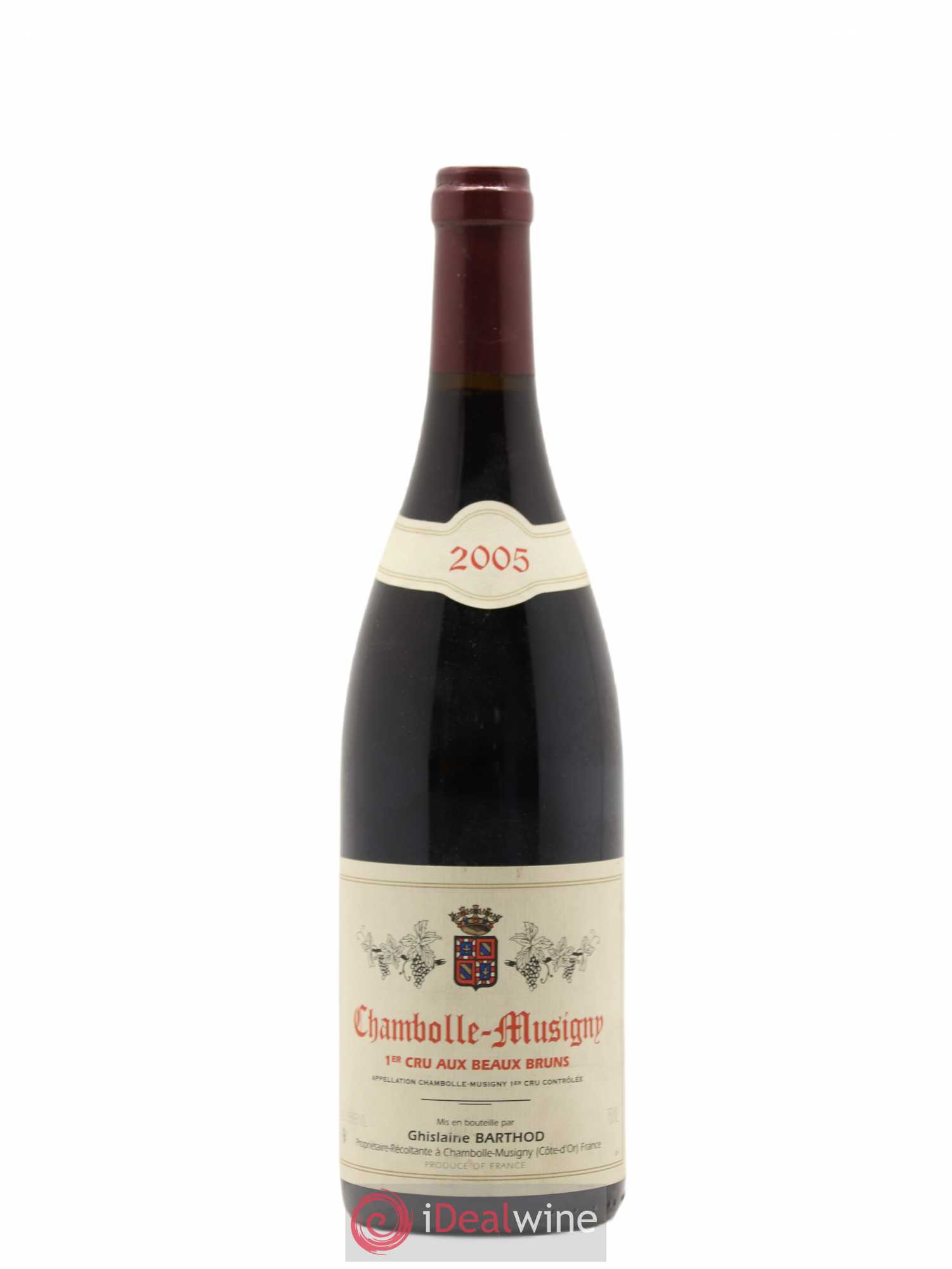 Chambolle-Musigny 1er Cru Aux Beaux Bruns Ghislaine Barthod 2005 - Lot de 1 bouteille - 0