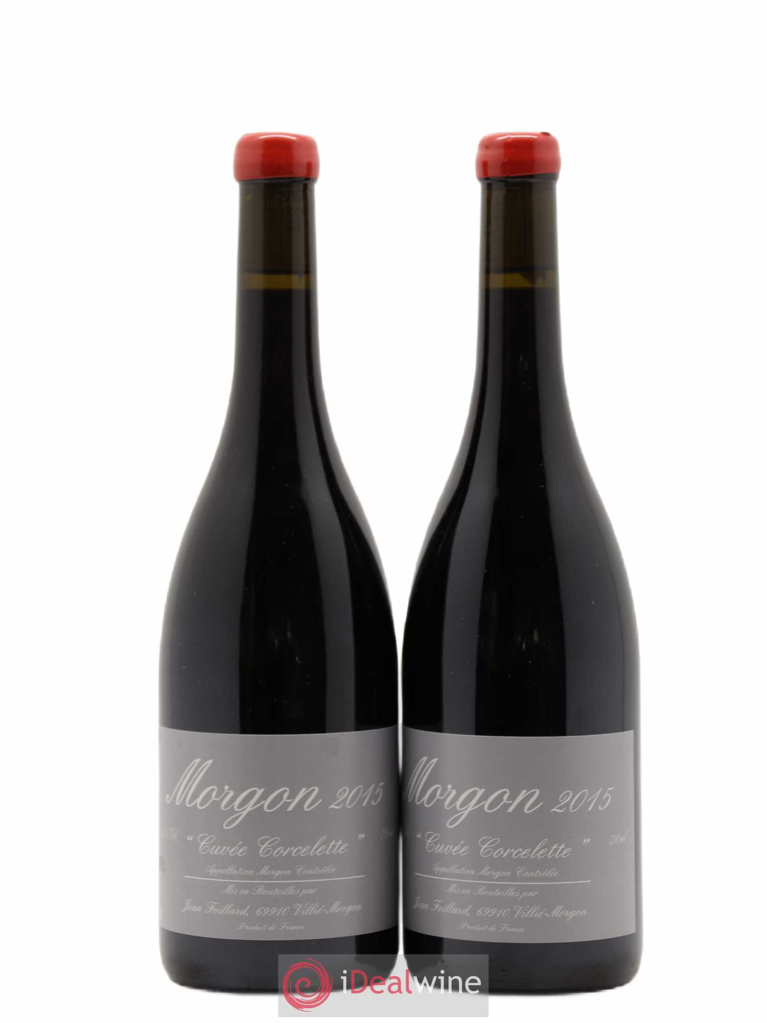Morgon Corcelette Jean Foillard 2015 - Lot de 2 bouteilles - 0