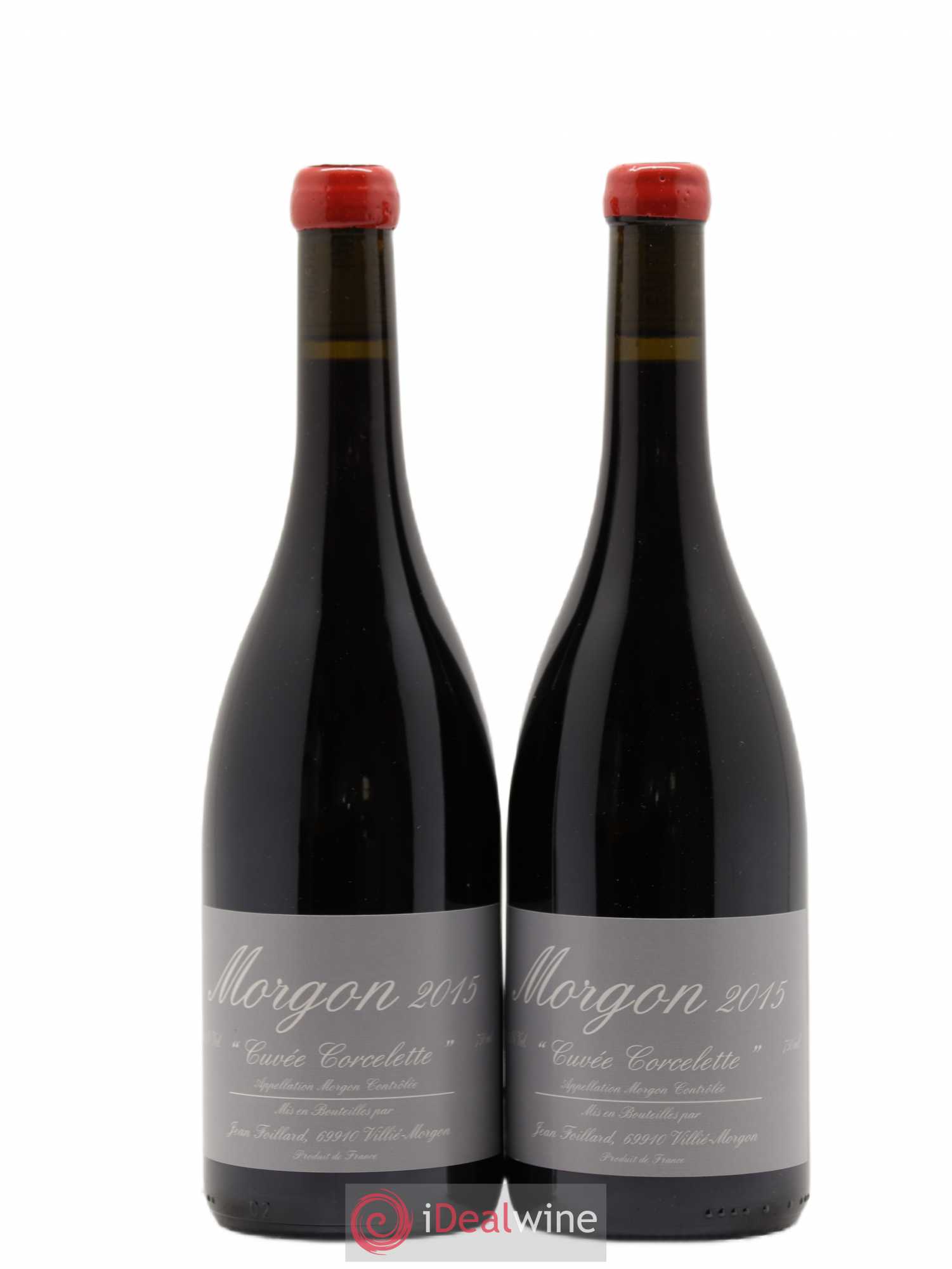 Morgon Corcelette Jean Foillard 2015 - Lot de 2 bouteilles - 0
