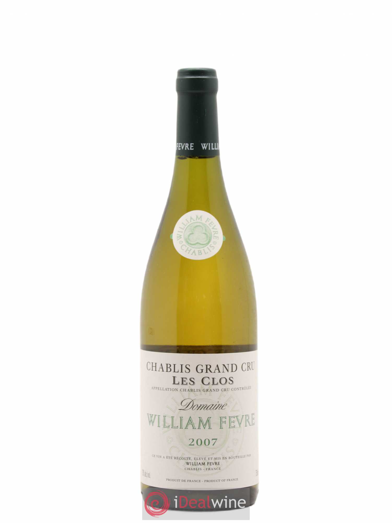 Chablis Grand Cru Les Clos William Fèvre 2007 - Lot de 1 bouteille - 0