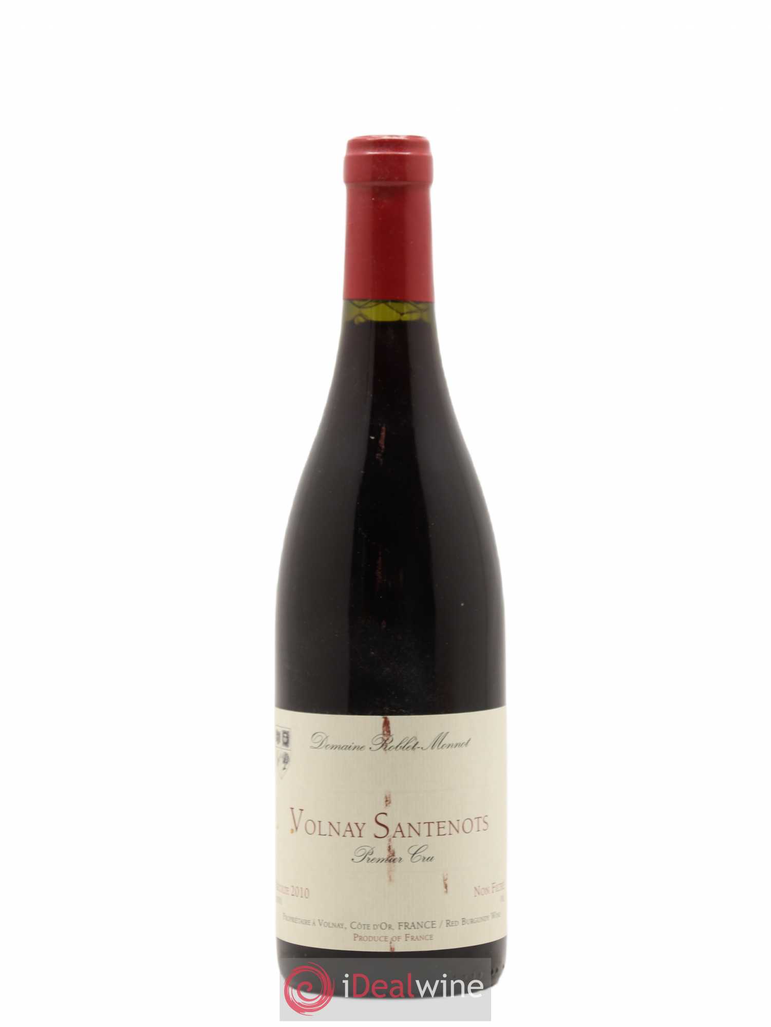Volnay 1er Cru Santenots Roblet-Monnot (Domaine) 2010 - Lot de 1 bouteille - 0