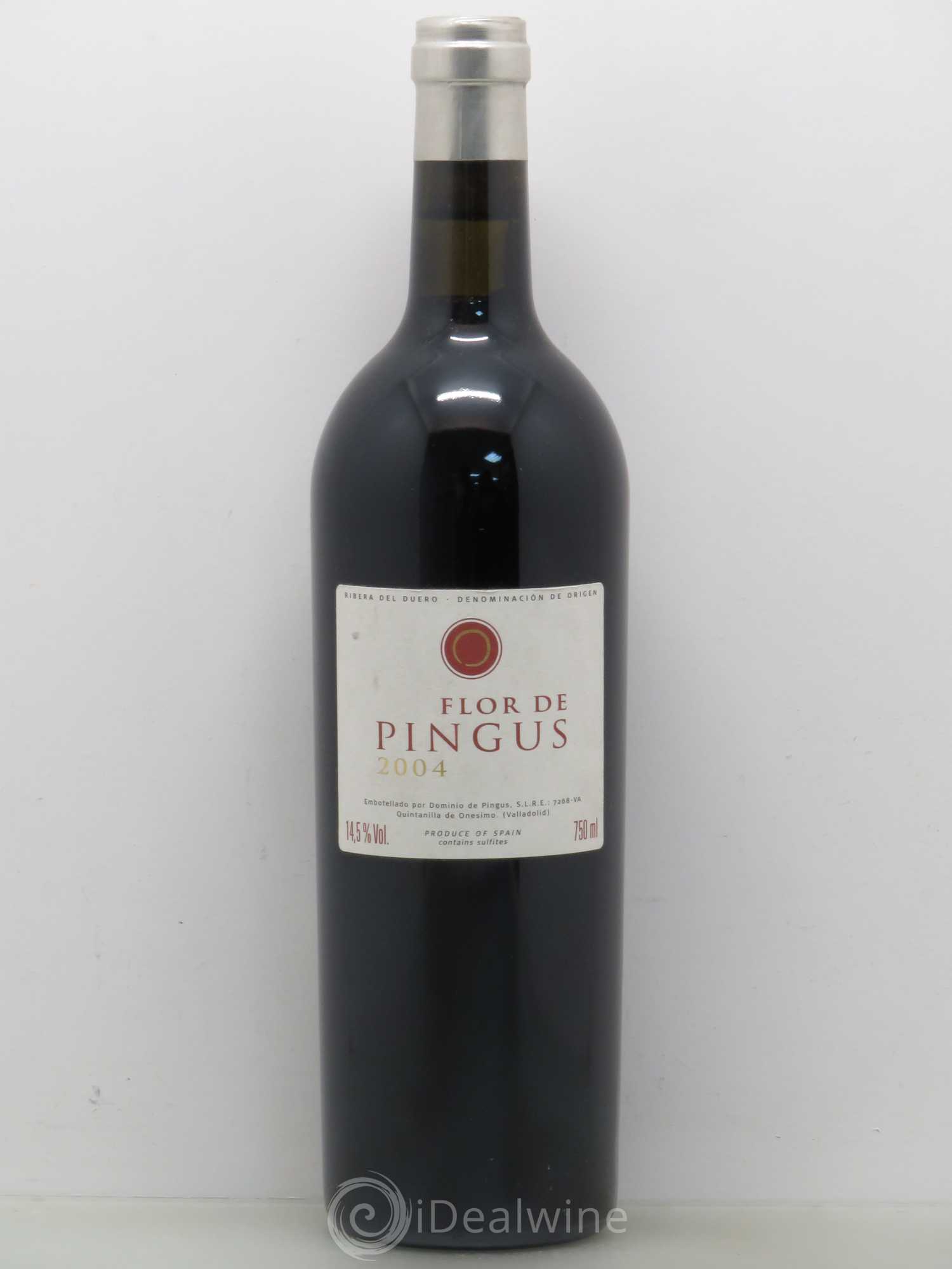 Ribera Del Duero Flor de Pingus Dominio de Pingus - Peter Sisseck 2004 - Lot de 1 bouteille - 0