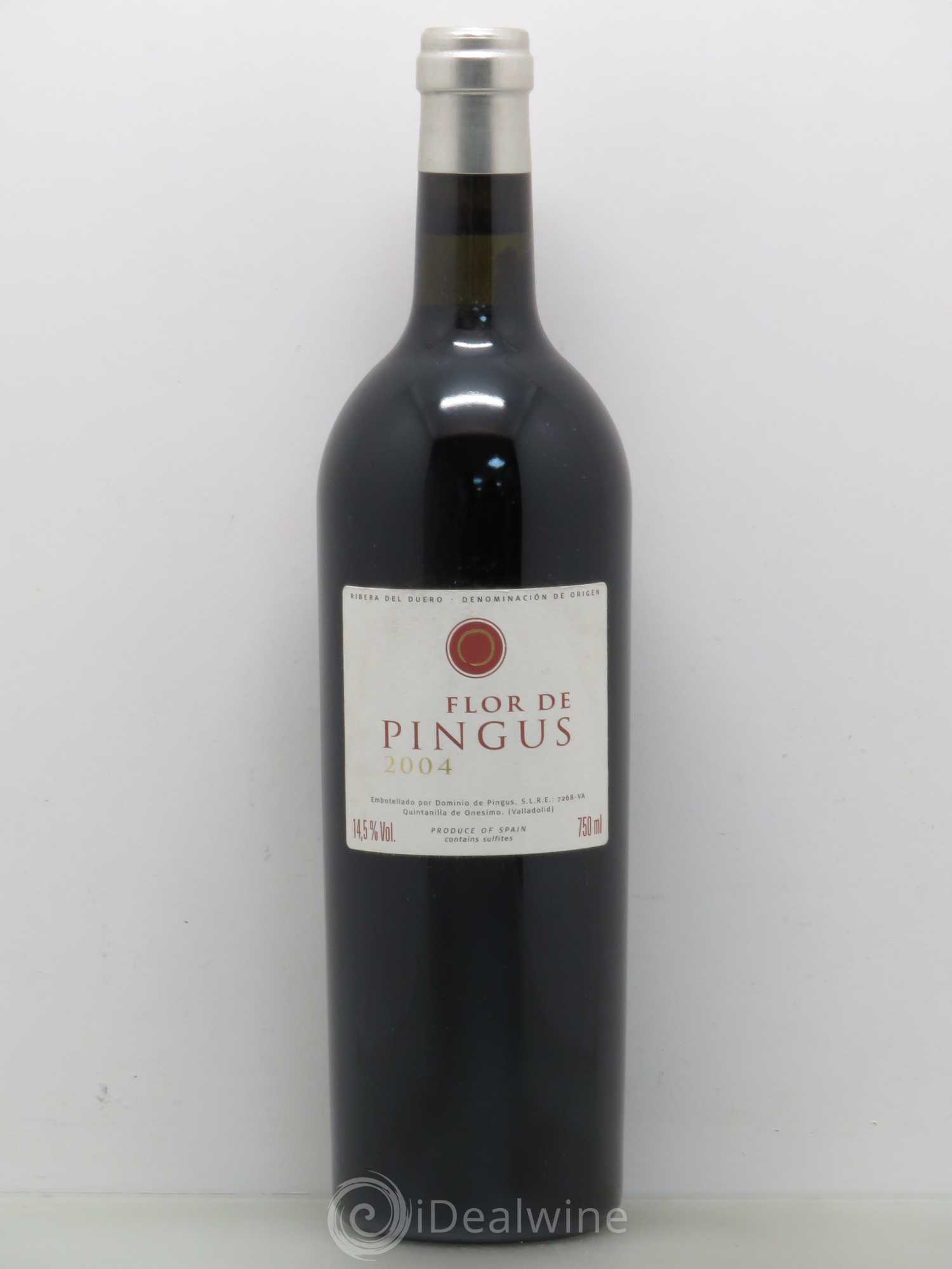 Ribera Del Duero Flor de Pingus Dominio de Pingus - Peter Sisseck 2004 - Lot de 1 bouteille - 0