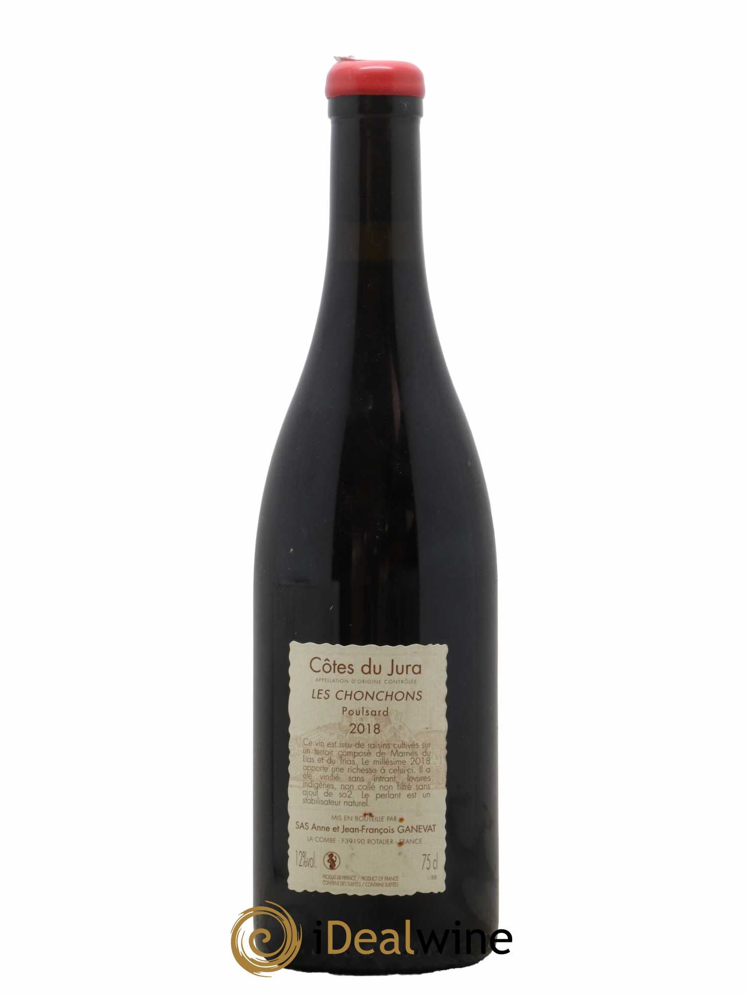 Côtes du Jura Poulsard Les Chonchons Anne et Jean François Ganevat 2018 - Posten von 1 Flasche - 1