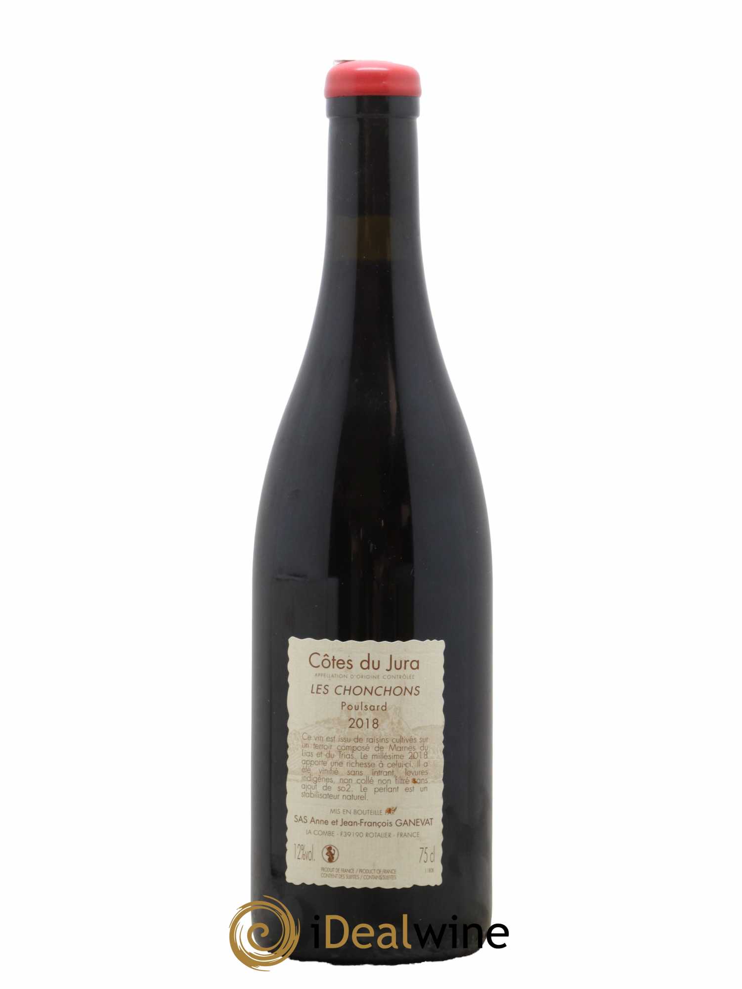 Côtes du Jura Poulsard Les Chonchons Anne et Jean François Ganevat 2018 - Posten von 1 Flasche - 1