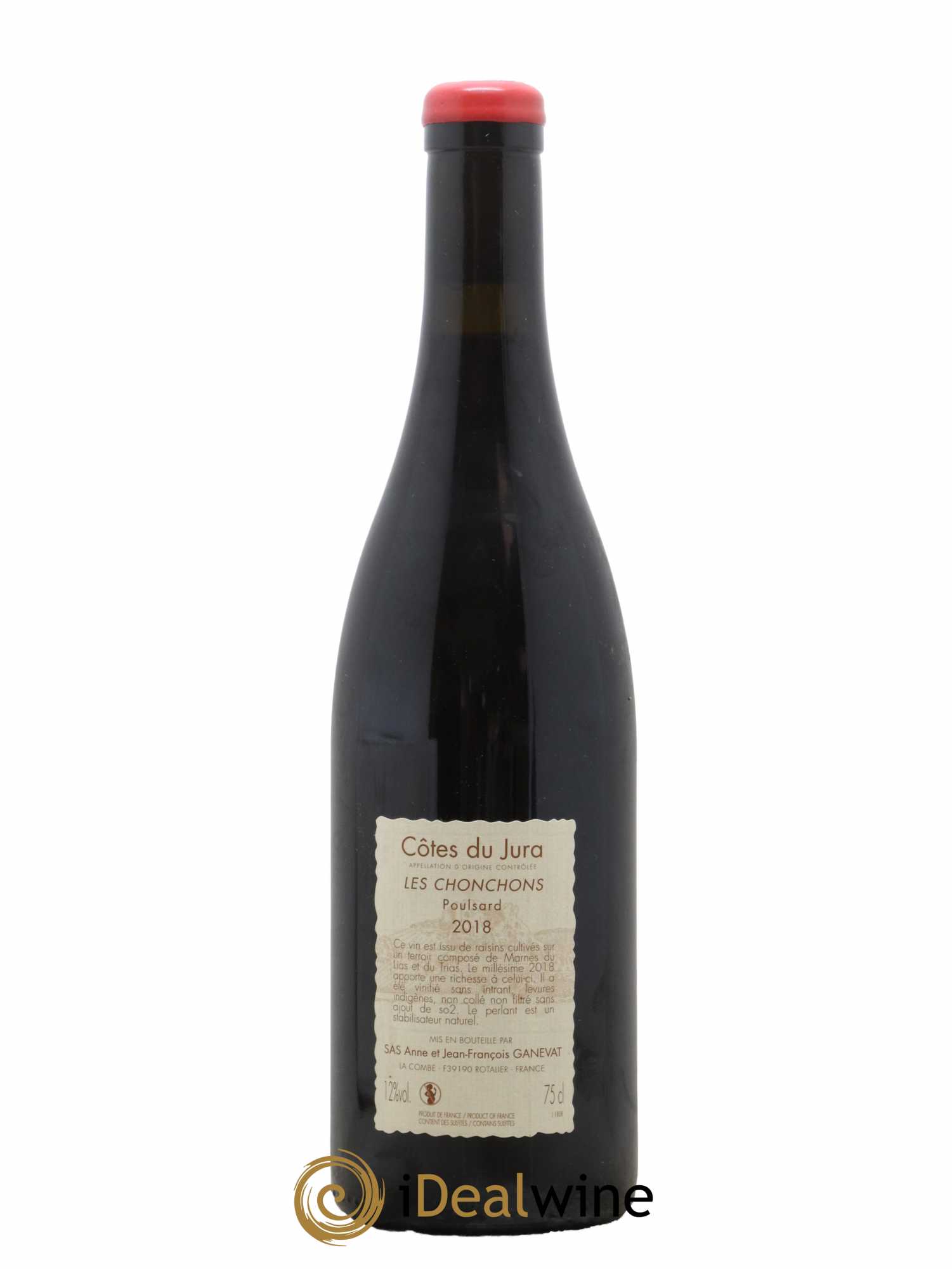 Côtes du Jura Poulsard Les Chonchons Anne et Jean François Ganevat 2018 - Posten von 1 Flasche - 1