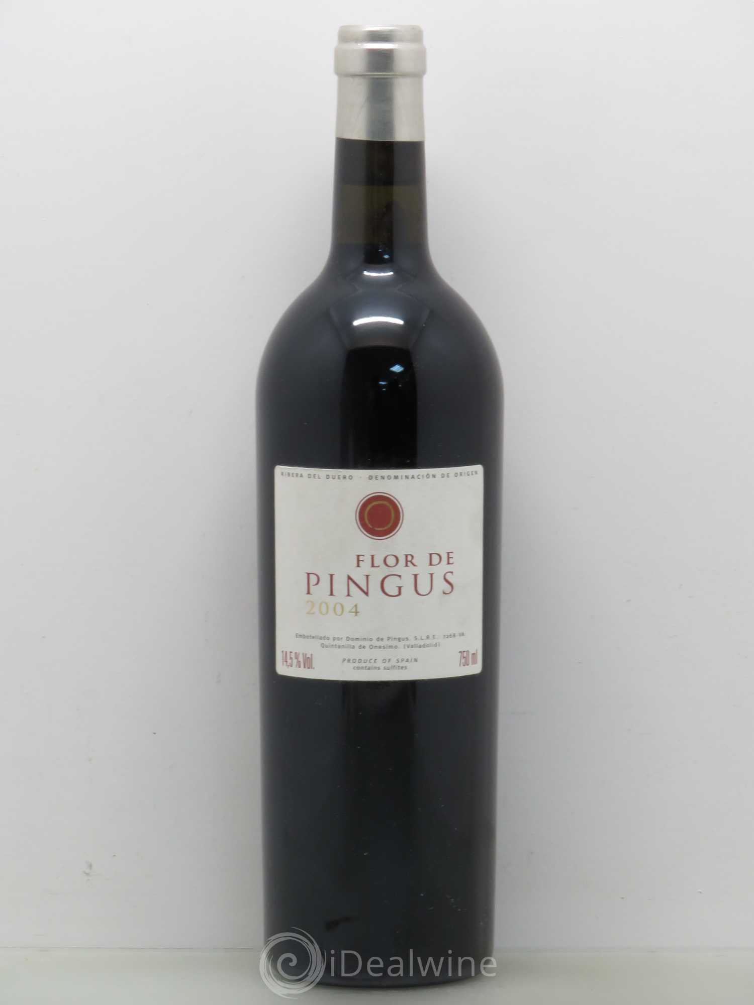 Ribera Del Duero Flor de Pingus Dominio de Pingus - Peter Sisseck 2004 - Lot de 1 bouteille - 0