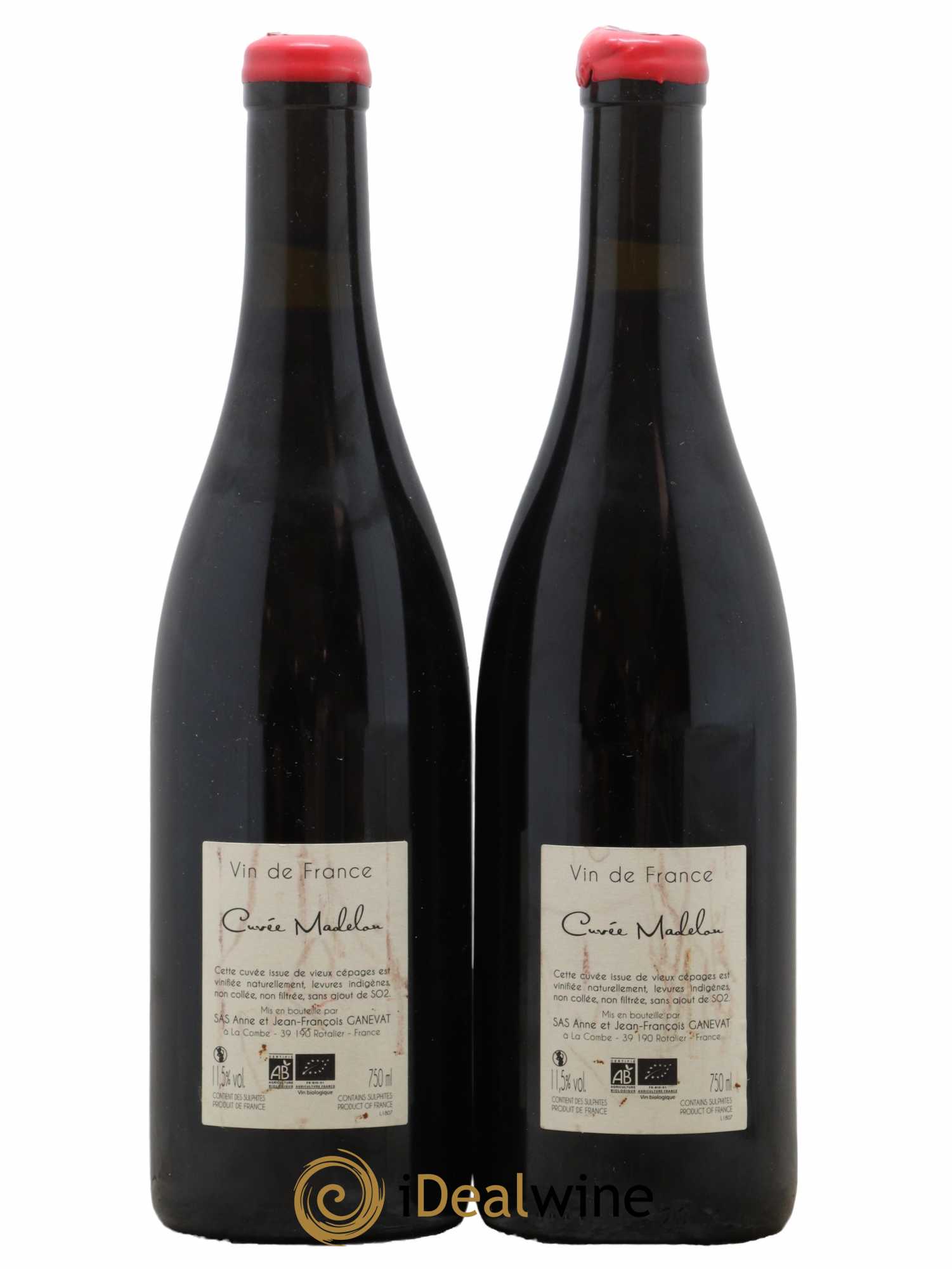 Vin de France Madelon Anne et Jean François Ganevat 2018 - Posten von 2 Flaschen - 1