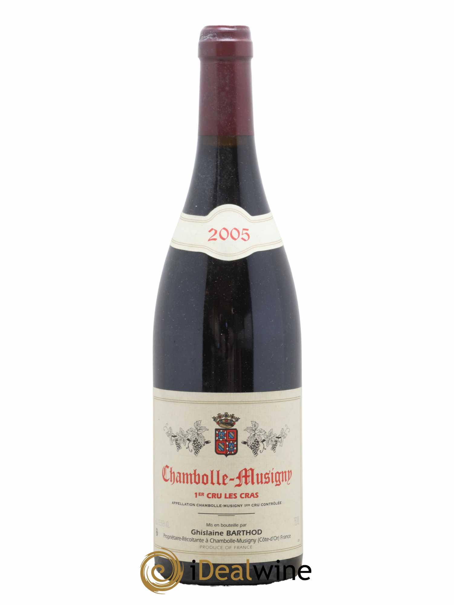 Chambolle-Musigny 1er Cru Les Cras Ghislaine Barthod 2005 - Lot de 1 bouteille - 0