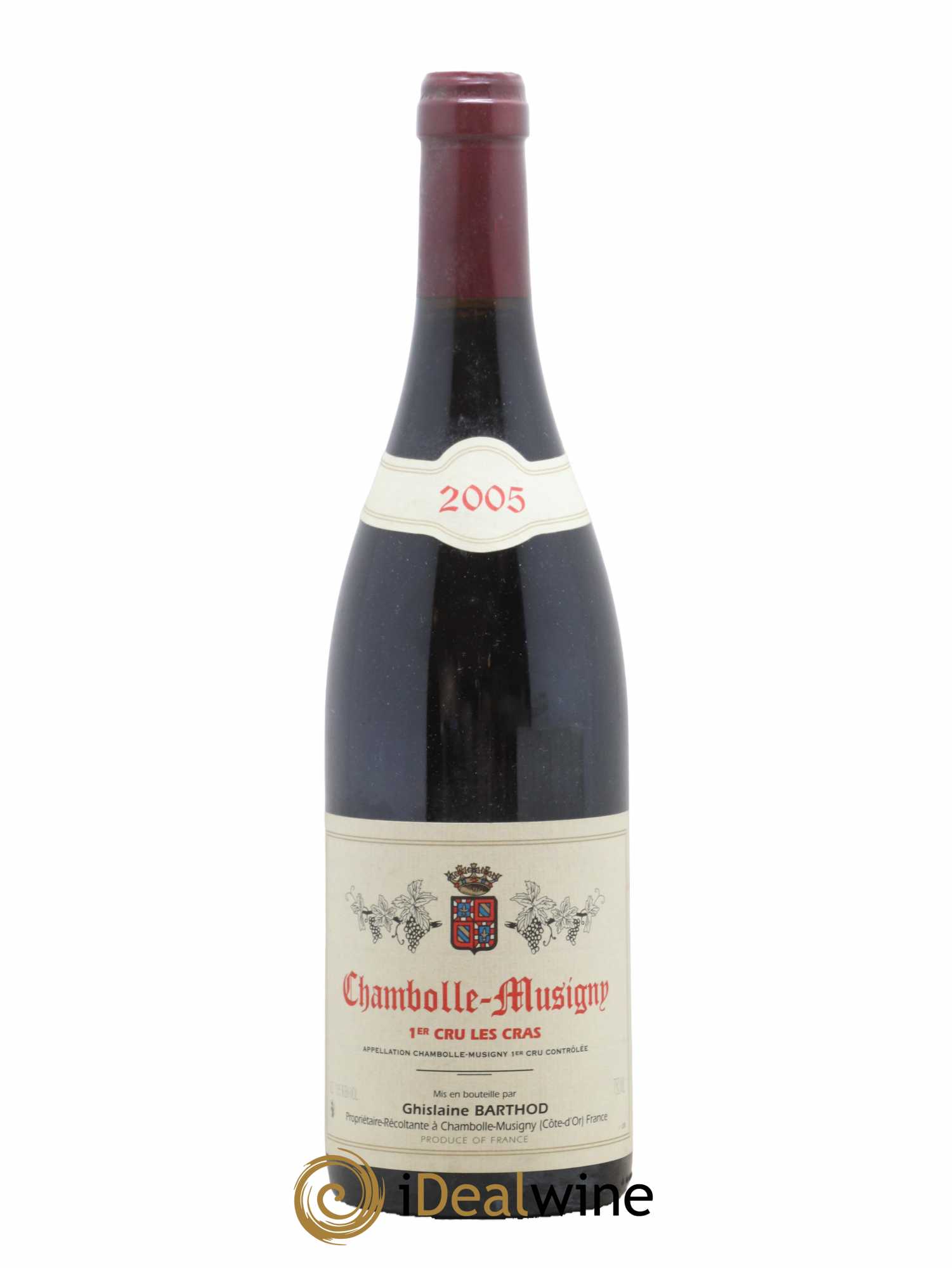 Chambolle-Musigny 1er Cru Les Cras Ghislaine Barthod 2005 - Lot de 1 bouteille - 0