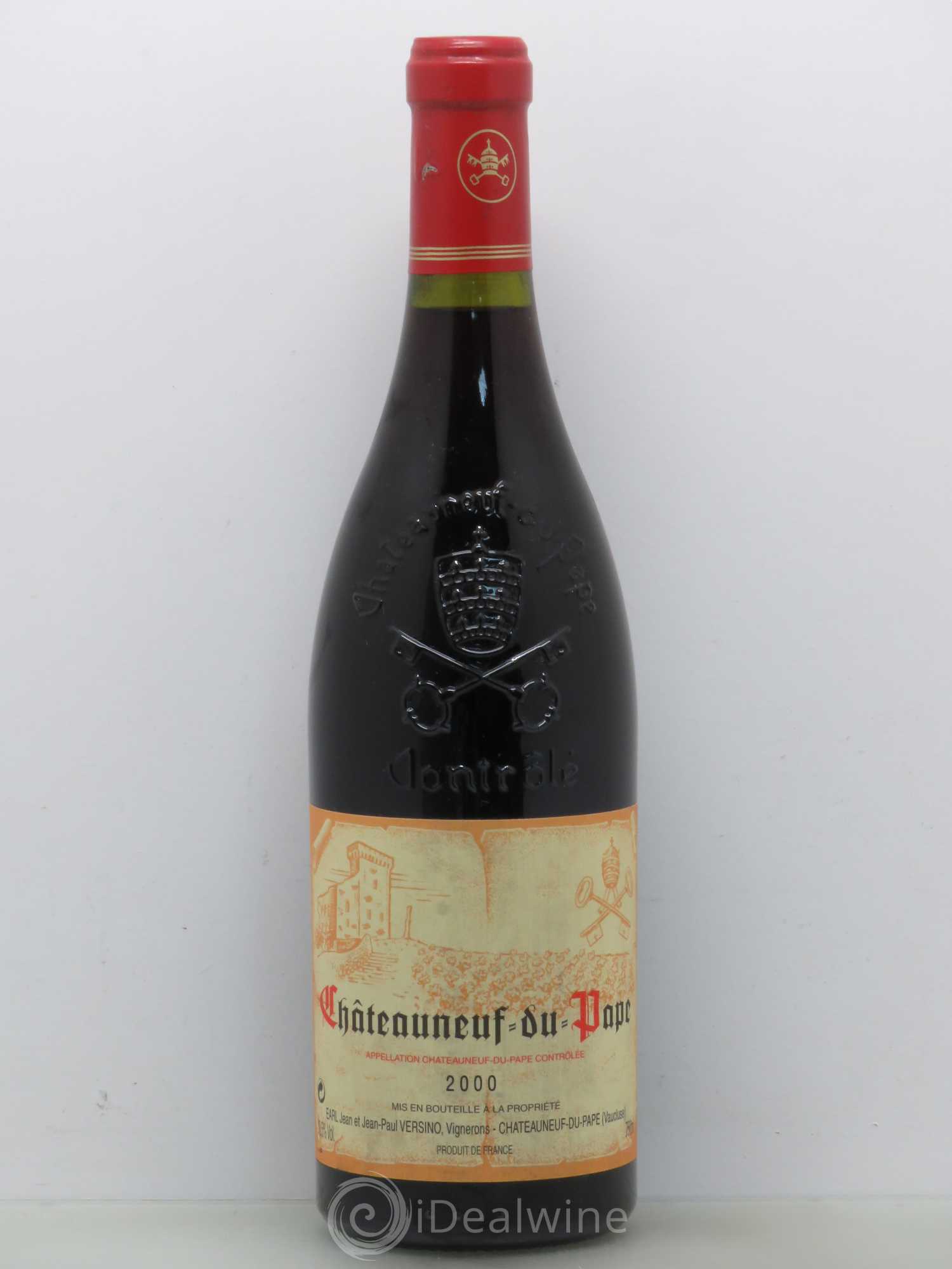 Châteauneuf-du-Pape Domaine Bois de Boursan (Domaine) Jean et Jean-Paul Versino 2000 - Lot de 1 bouteille - 0