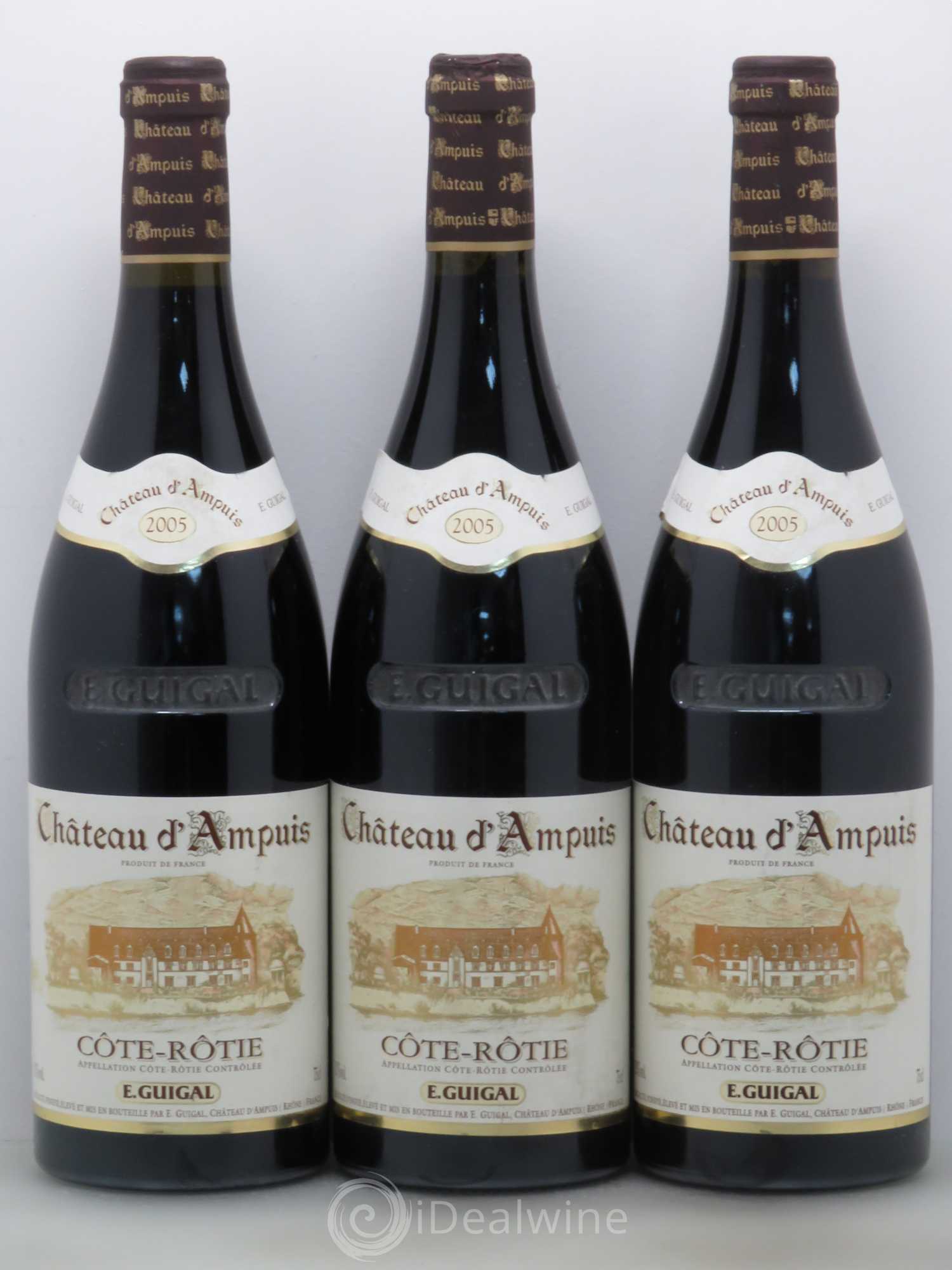 Côte-Rôtie Château d'Ampuis Guigal 2005 - Lot de 3 bouteilles - 0
