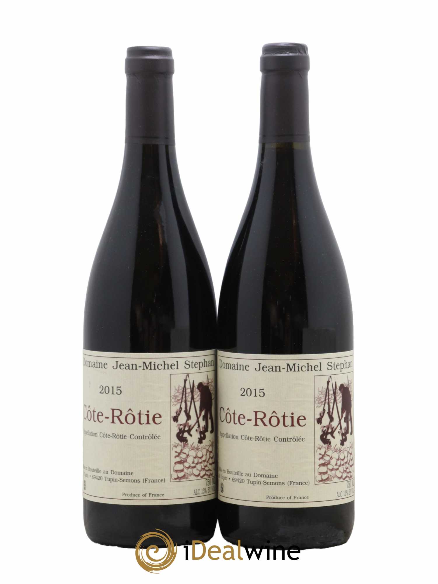 Côte-Rôtie Jean-Michel Stephan 2015 - Lot de 2 bouteilles - 0