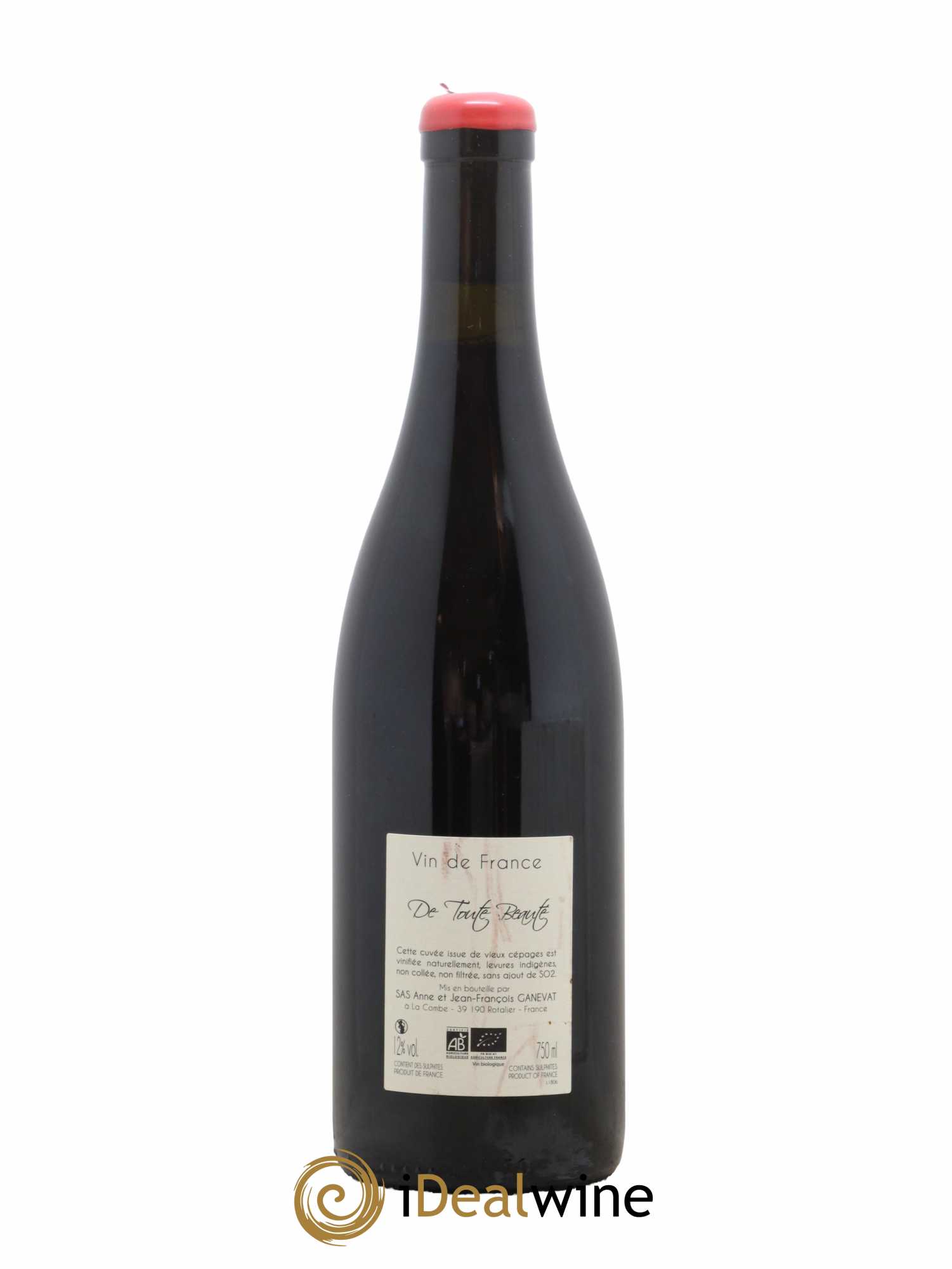 Vin de France De Toute Beauté Ganevat (Domaine) 2018 - Lot de 1 bouteille - 1