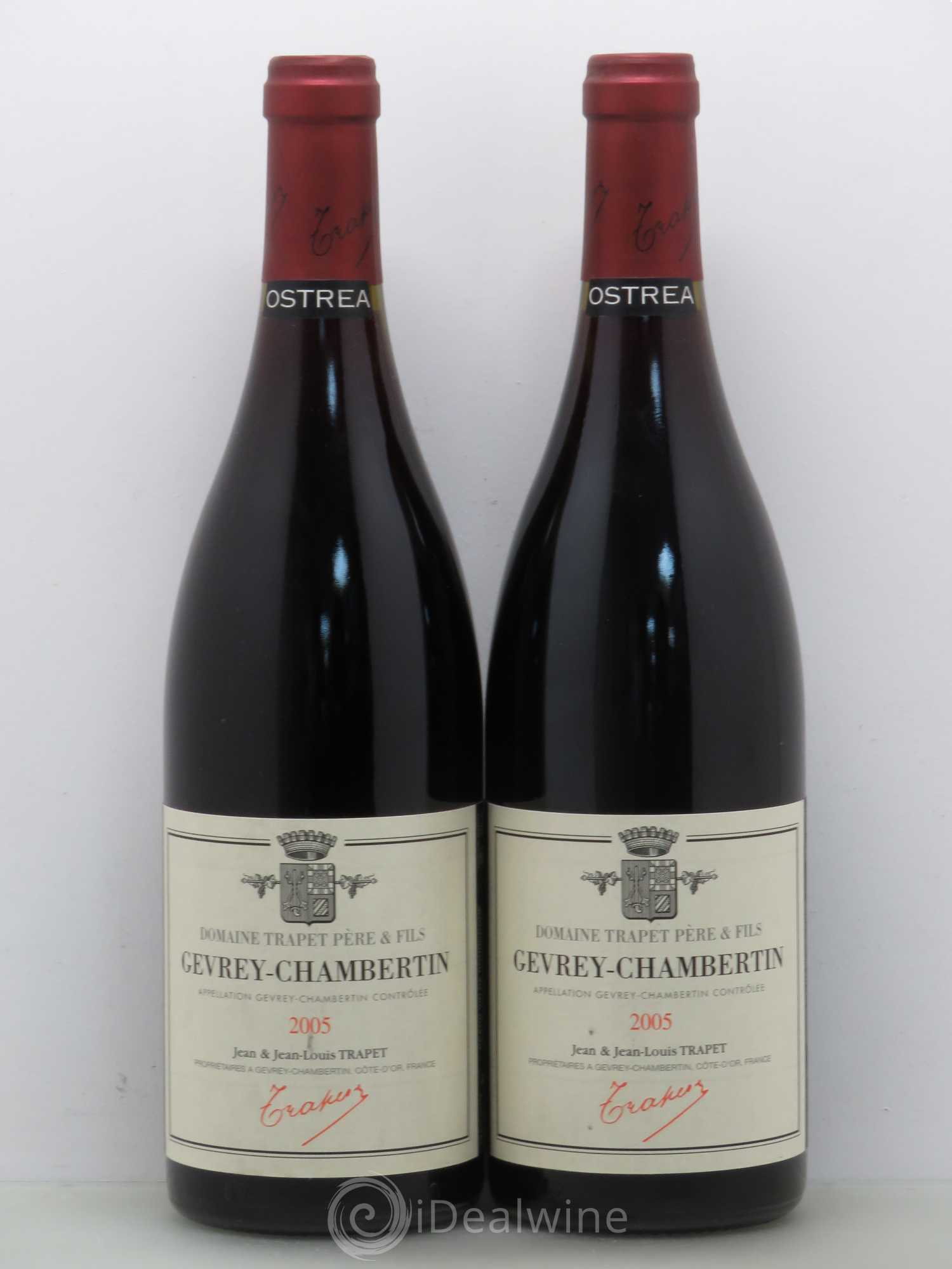 Gevrey-Chambertin Ostrea Domaine Trapet 2005 - Lot de 2 bouteilles - 0