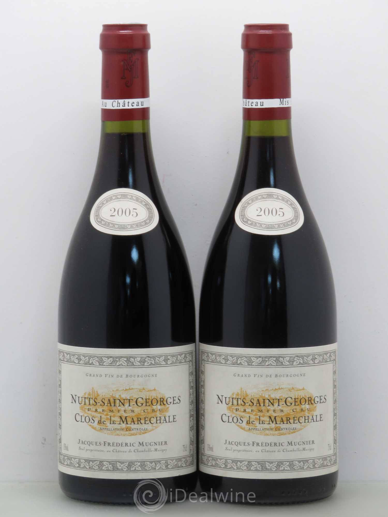 Nuits-Saint-Georges 1er Cru Clos de La Maréchale Jacques-Frédéric Mugnier 2005 - Lot de 2 bouteilles - 0