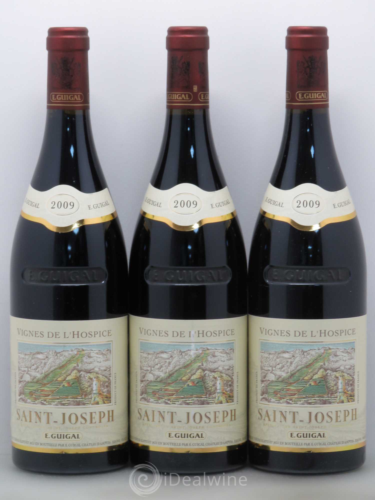 Saint-Joseph Vignes de l'Hospice Guigal 2009 - Lot de 6 bouteilles - 1