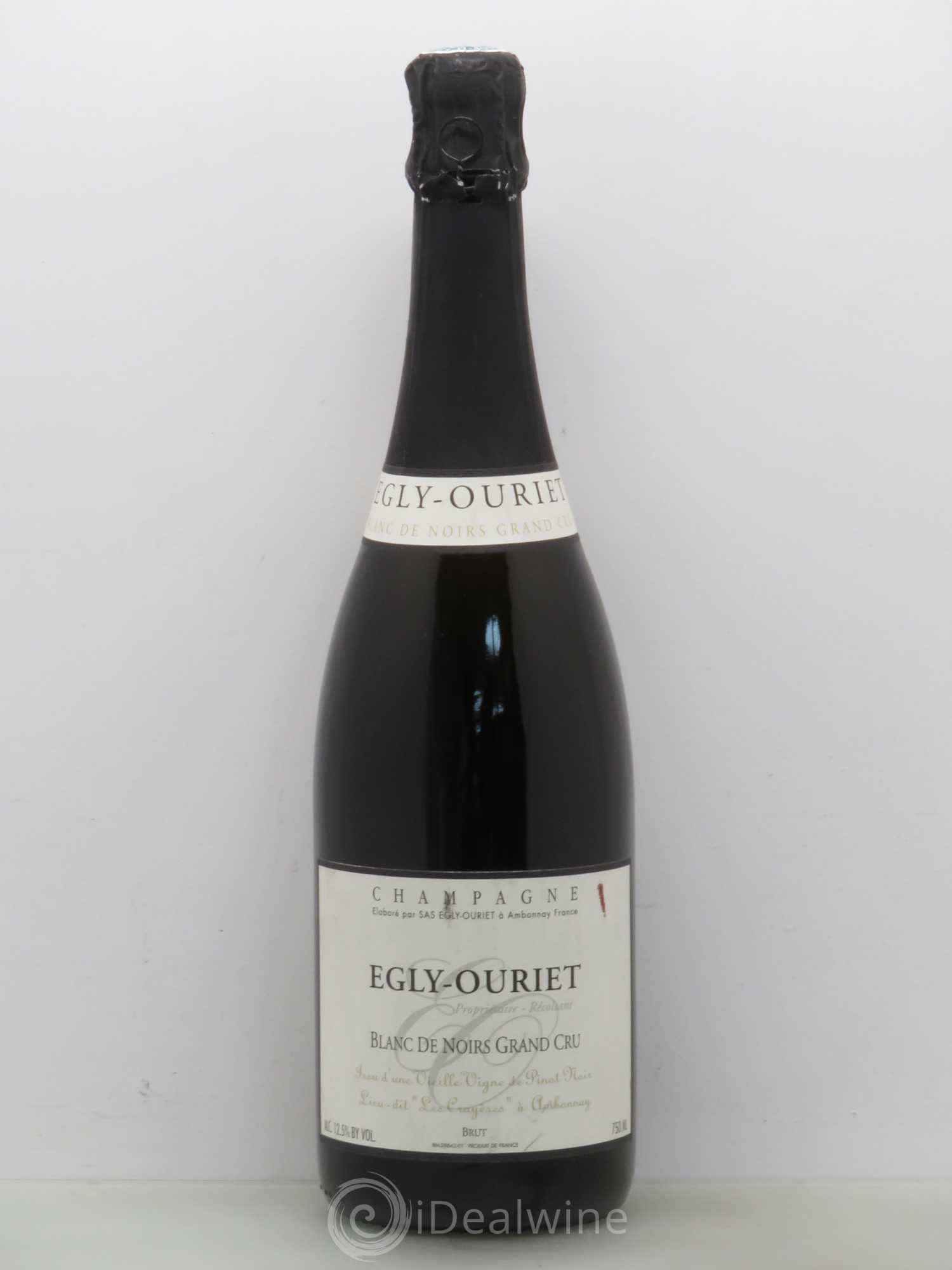 Blanc de Noirs Les Crayères Vieilles vignes Egly-Ouriet 50 mois en cave Dégorgement en septembre 2011 - Posten von 1 Flasche - 0