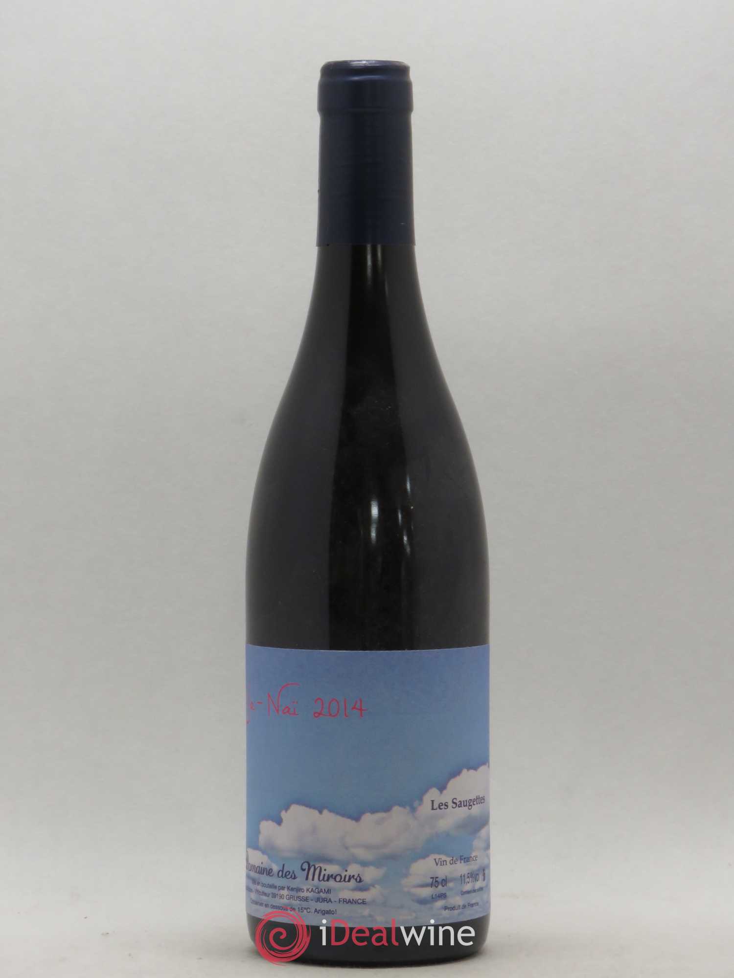Vin de France Ja Nai Les Saugettes Kenjiro Kagami - Domaine des Miroirs 2014 - Lot de 1 bouteille - 0
