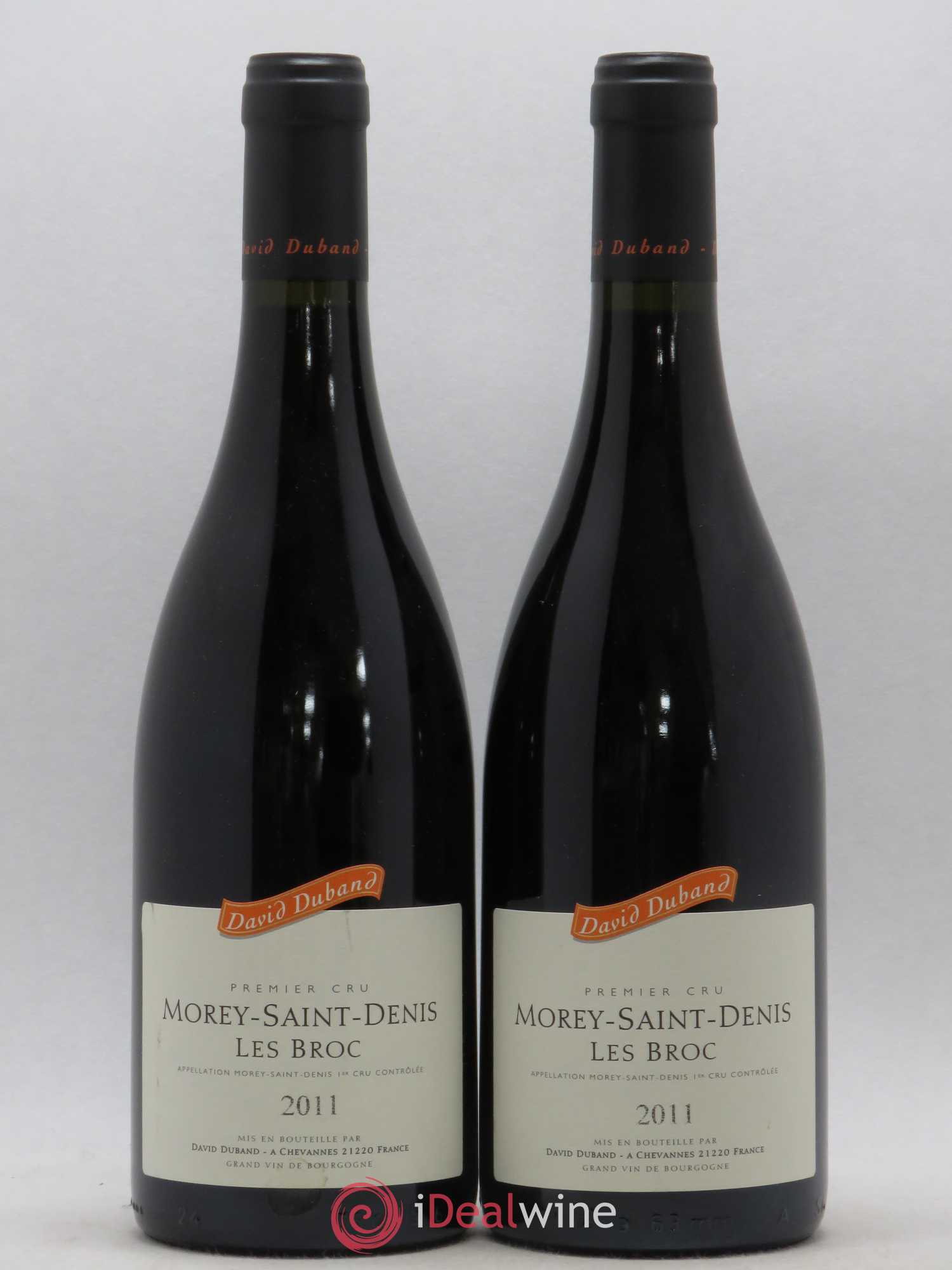 Morey-Saint-Denis Premier Cru Les Broc David Duband 2011 - Posten von 2 Flaschen - 0