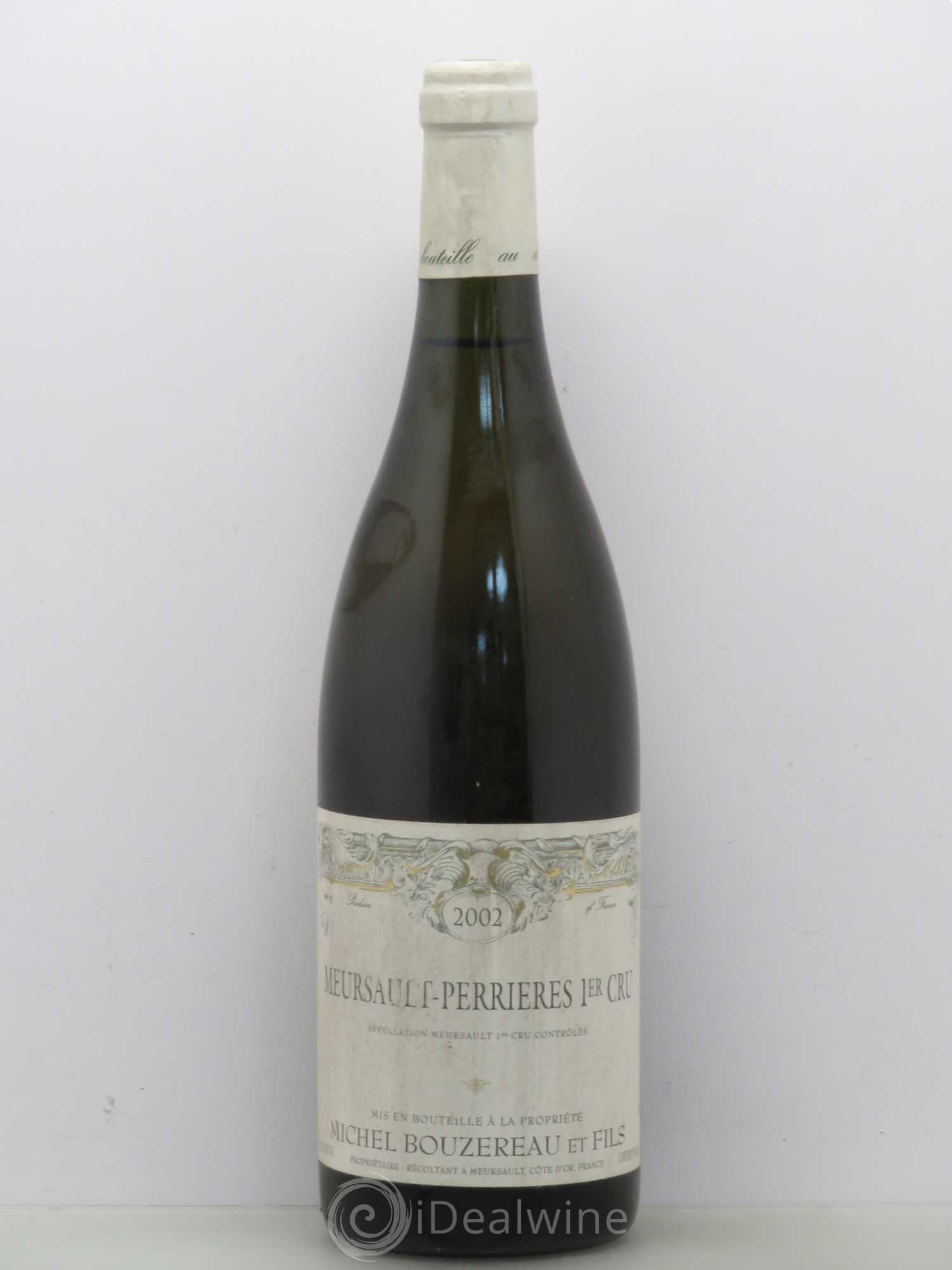 Meursault 1er Cru Perrières Michel Bouzereau et Fils (Domaine) 2002 - Lot de 1 bouteille - 0